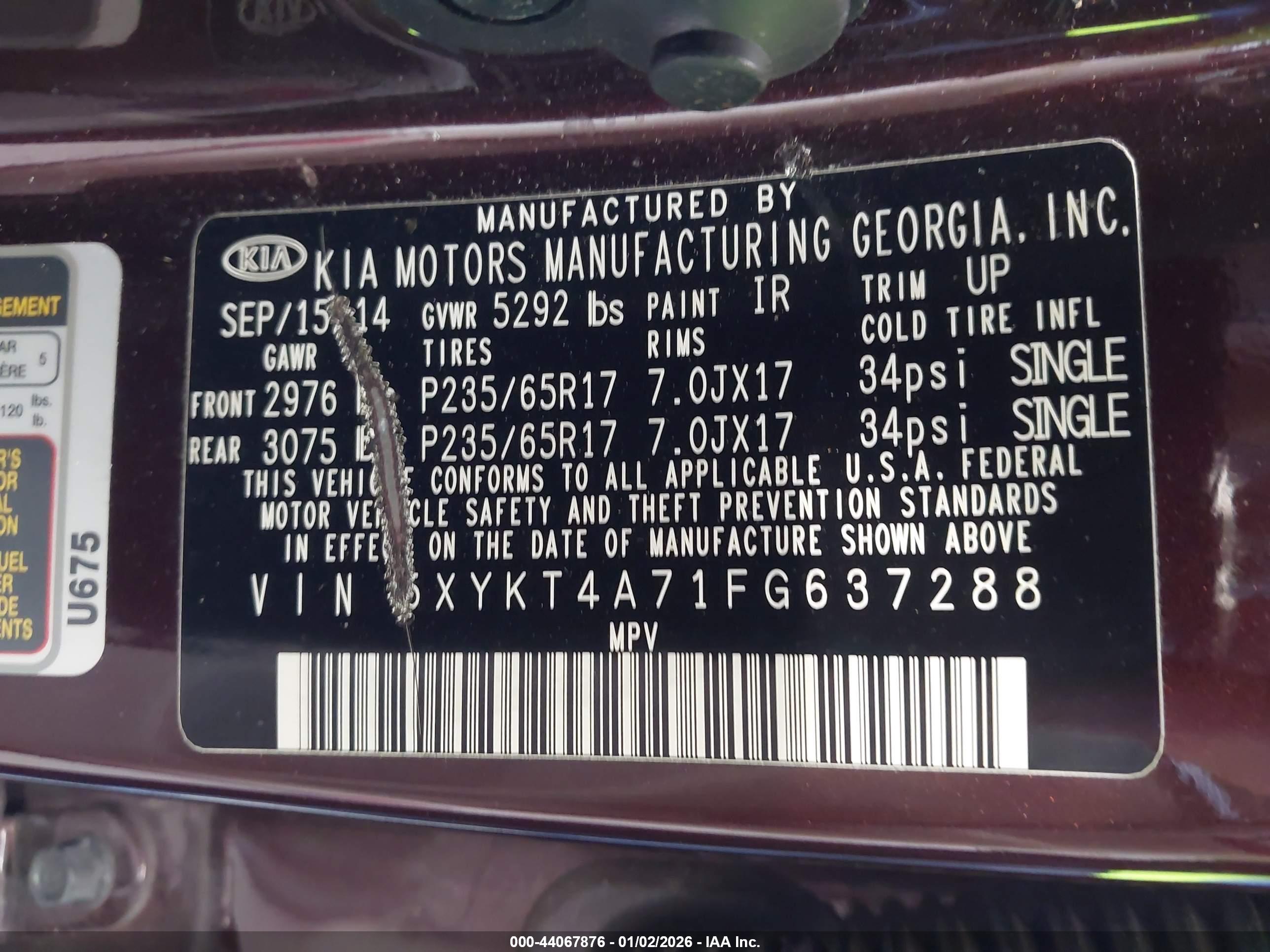 KIA SORENTO image 9