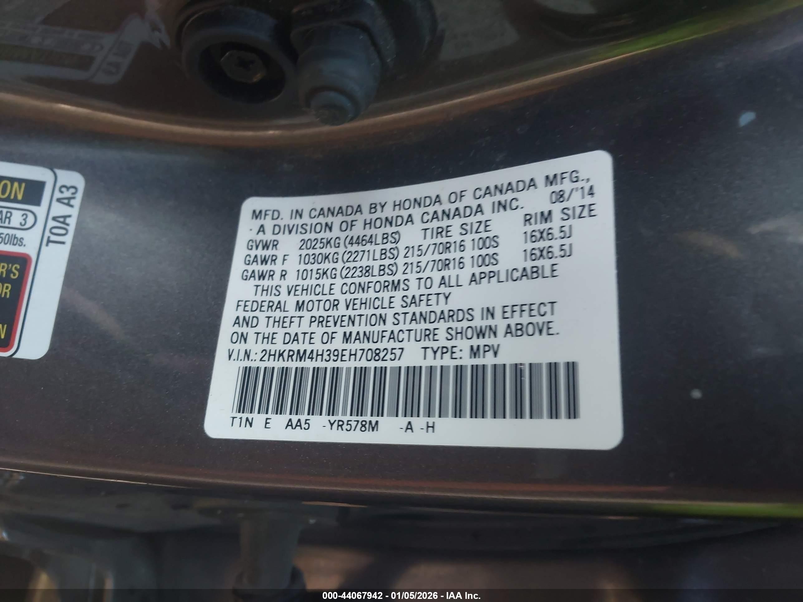 HONDA CR-V image 9