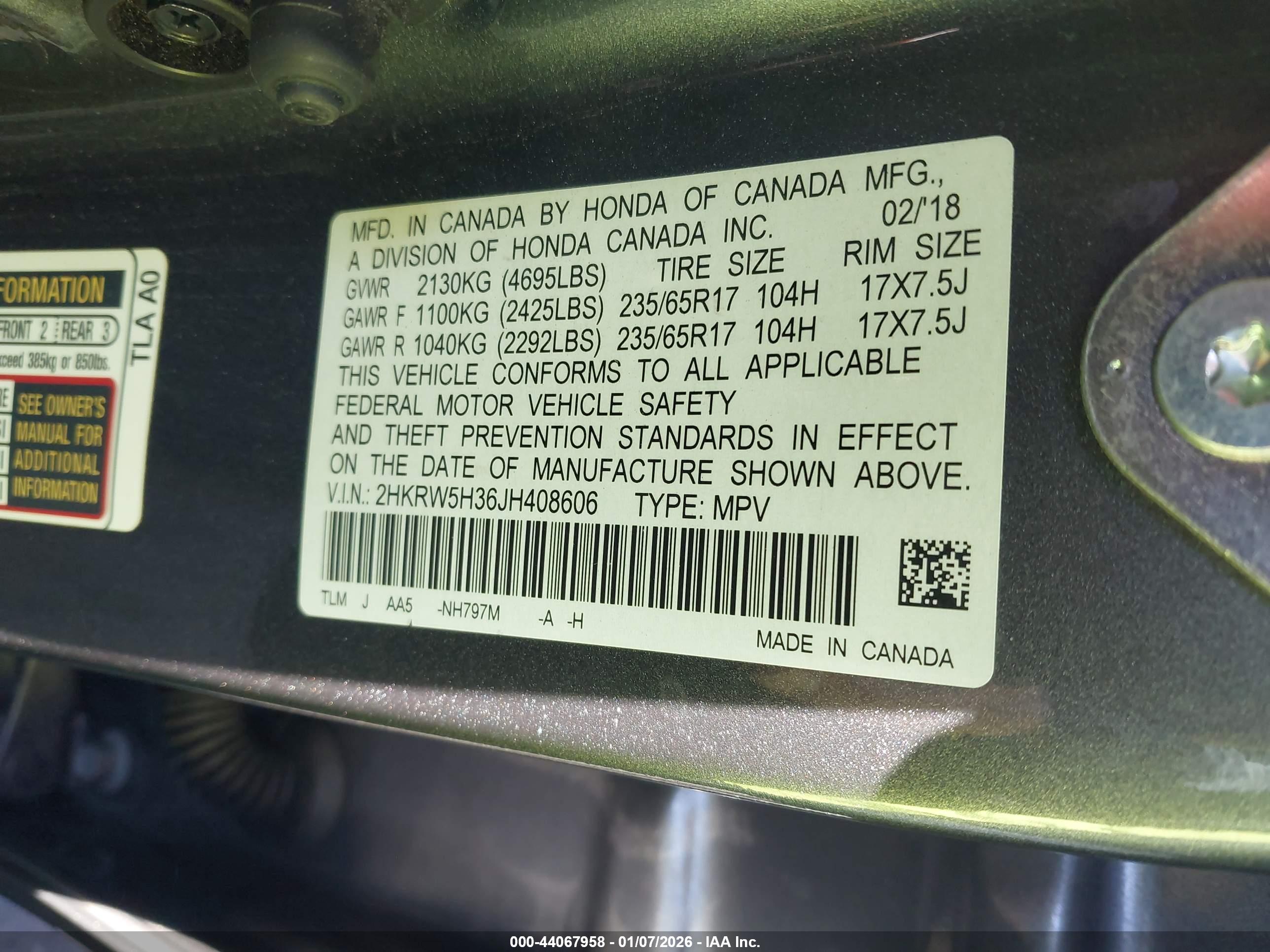 HONDA CR-V image 9