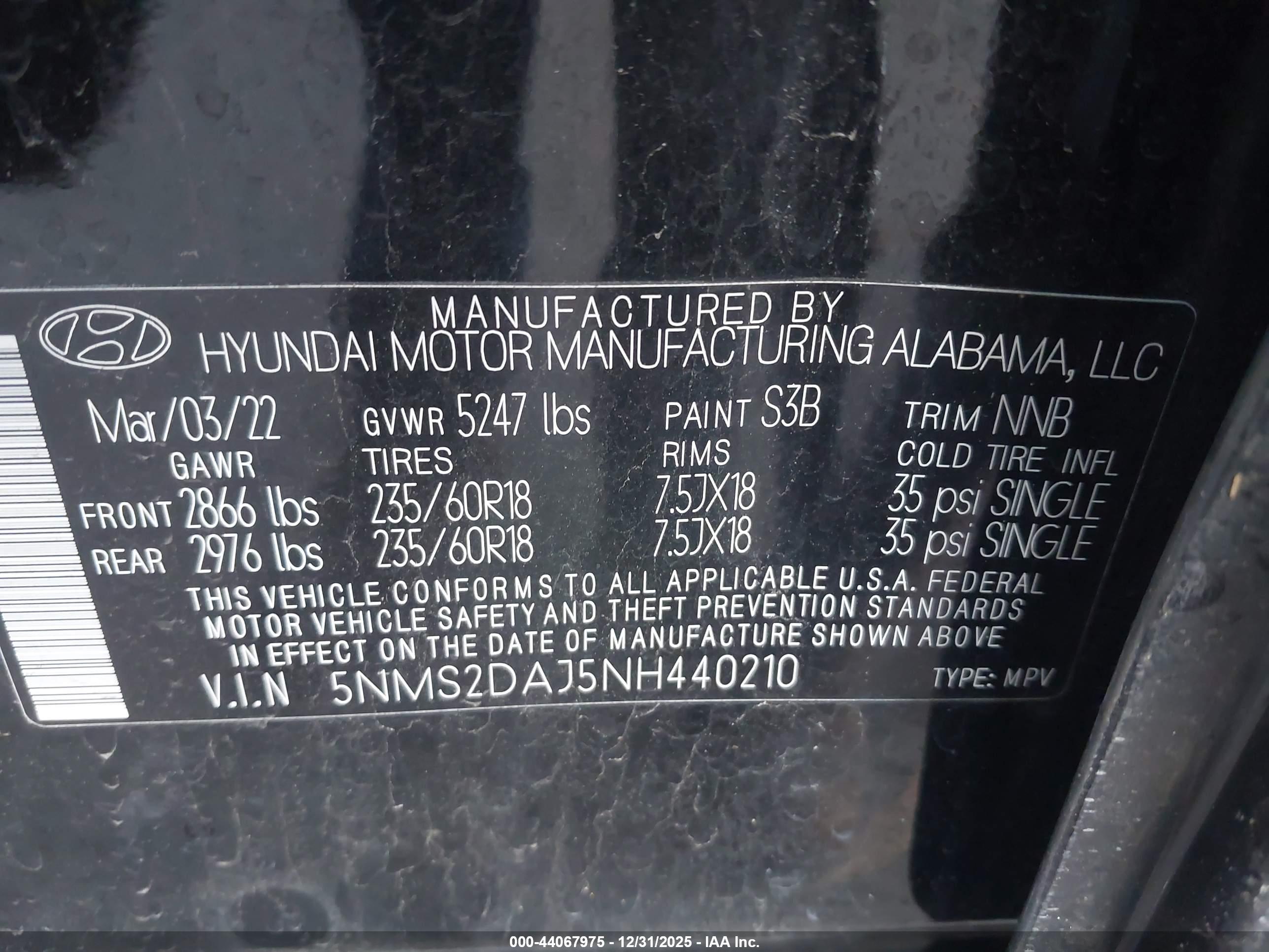 HYUNDAI SANTA image 9