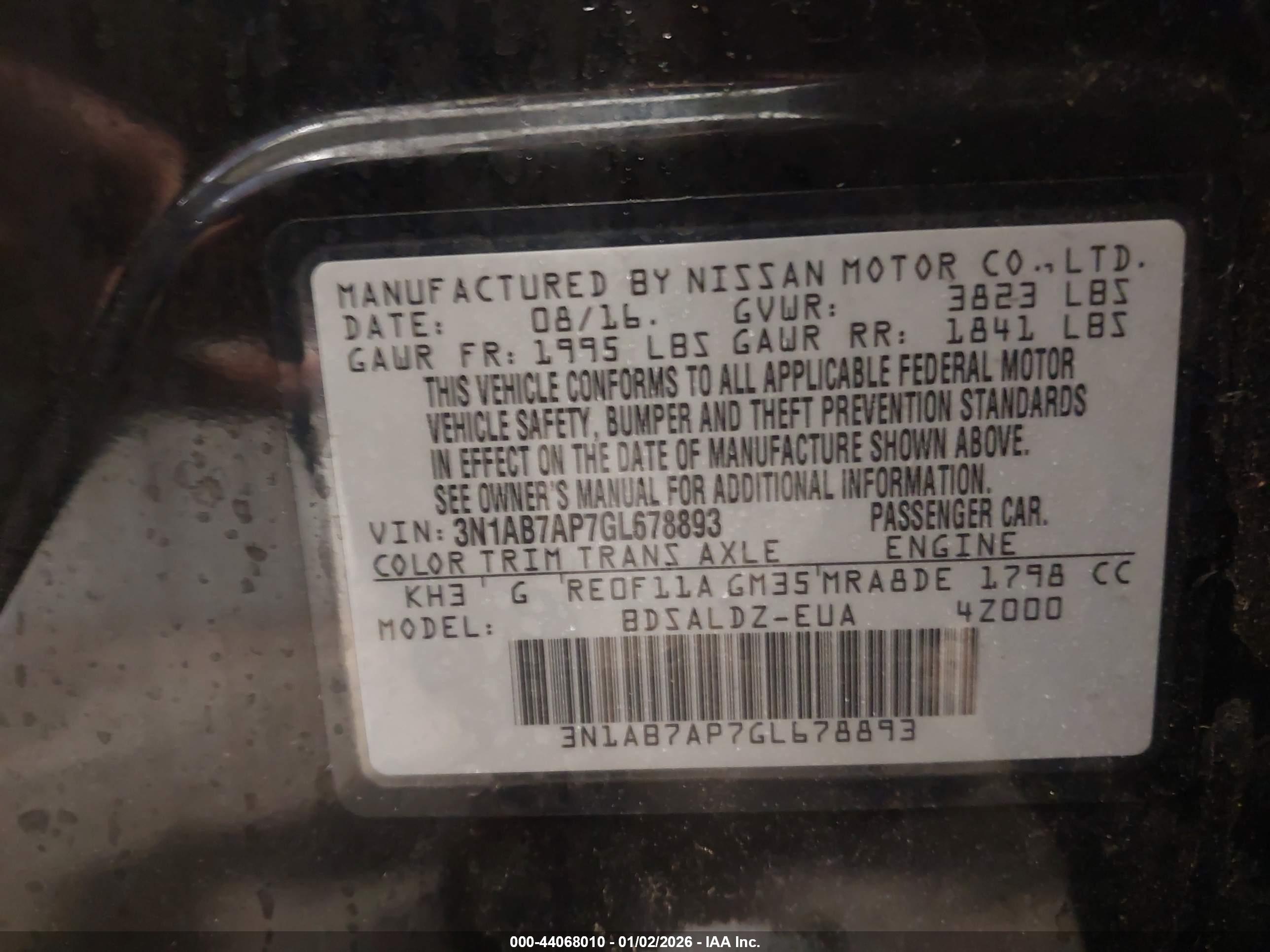 NISSAN SENTRA image 9