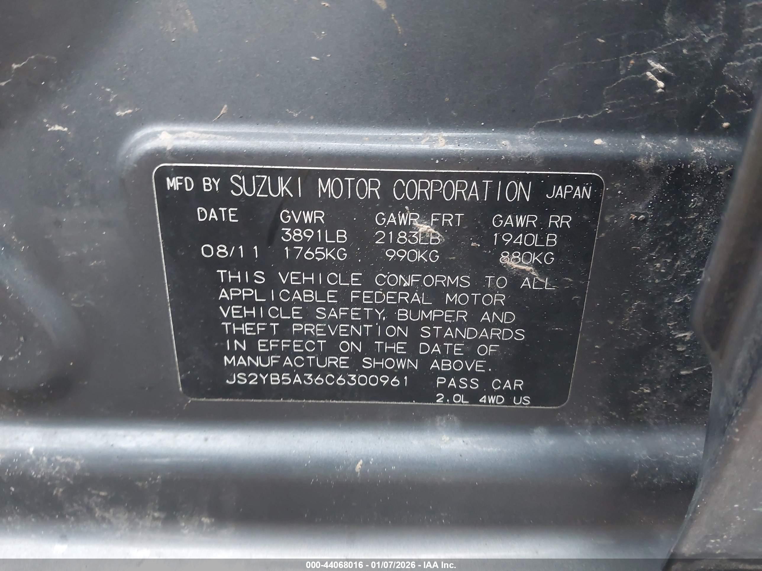 SUZUKI SX4 image 9