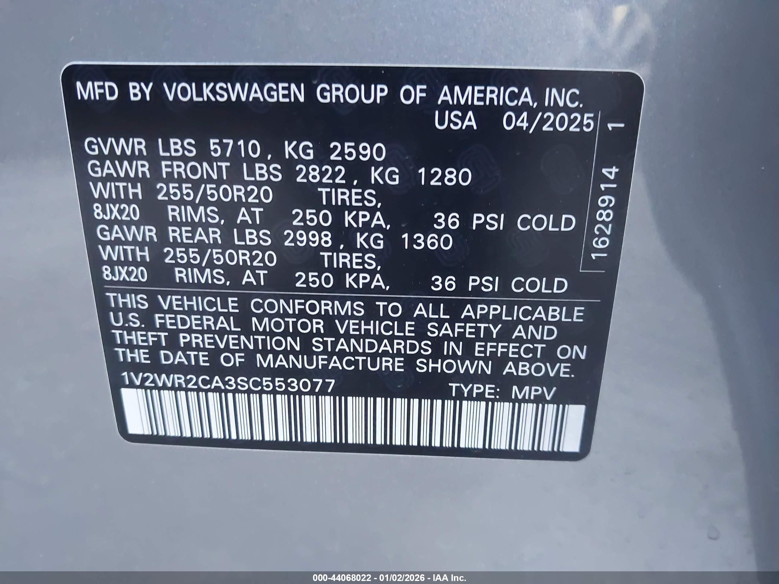 VOLKSWAGEN ATLAS image 9