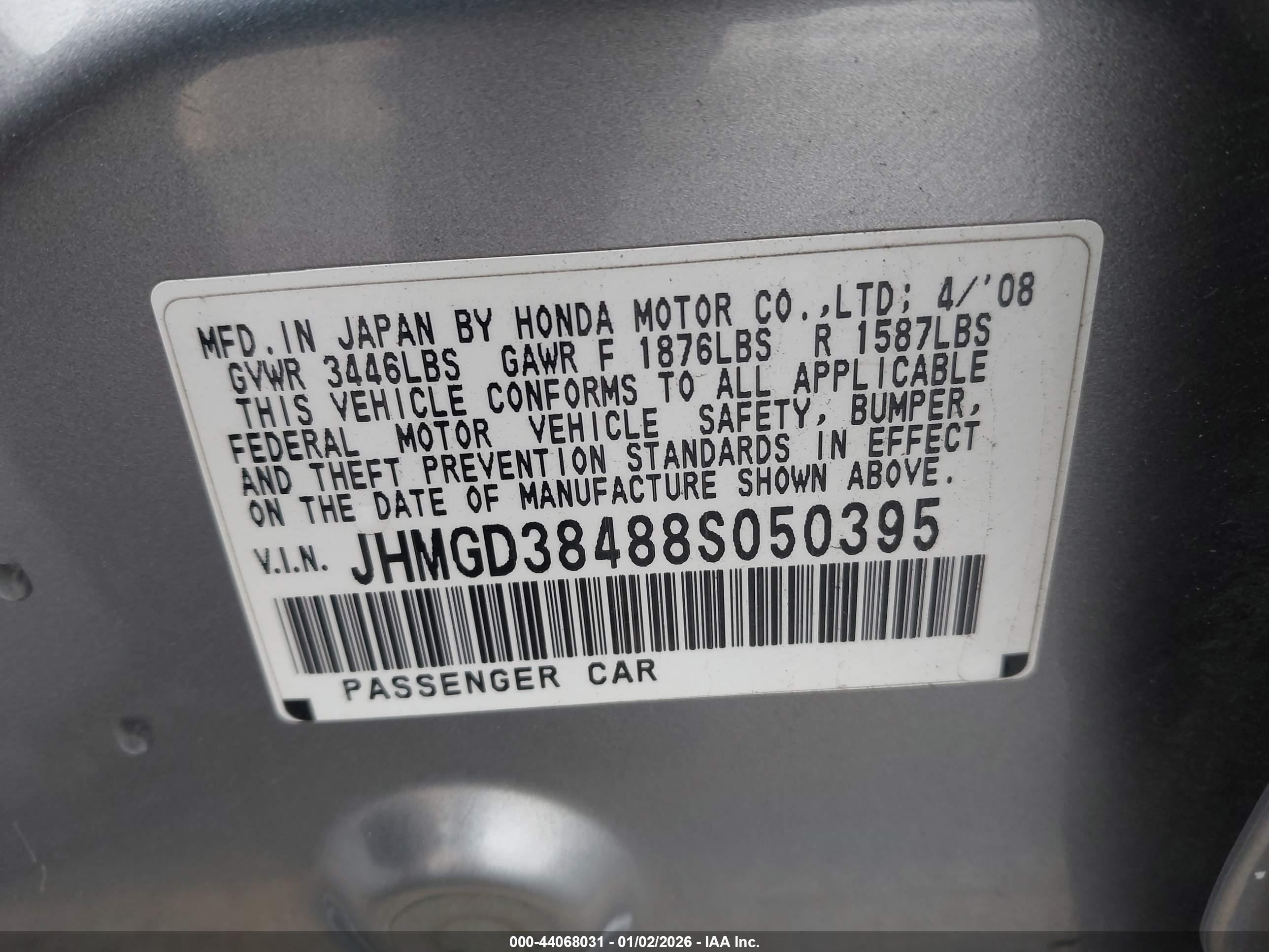 HONDA FIT image 9
