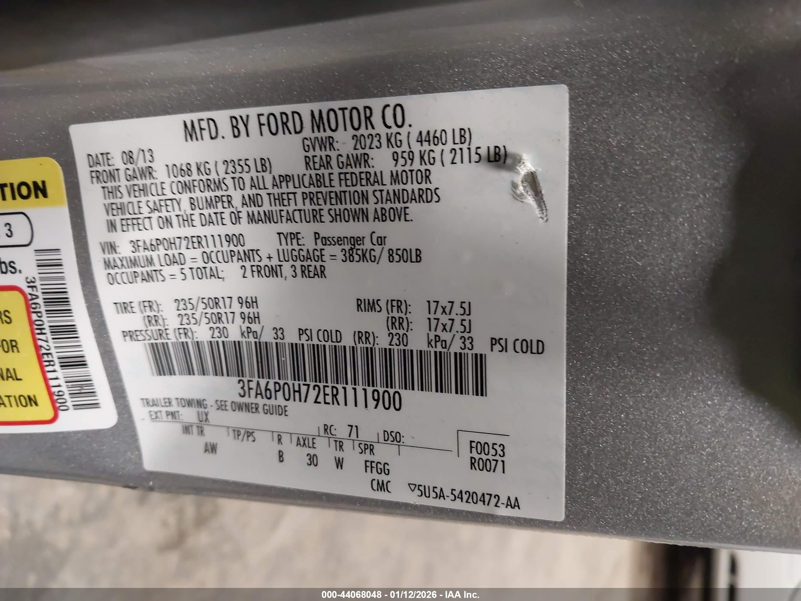 FORD FUSION image 9