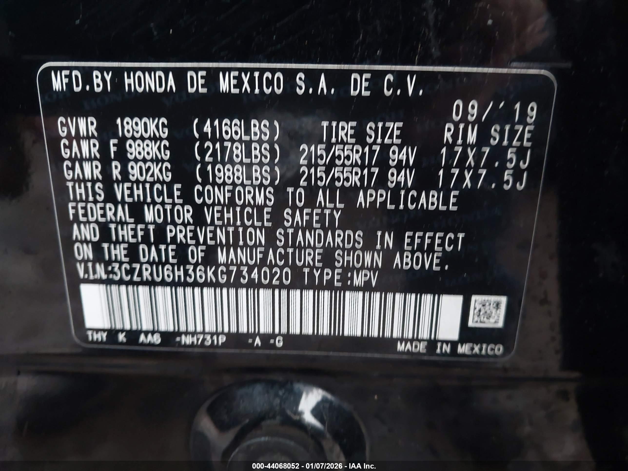 HONDA HR-V image 9