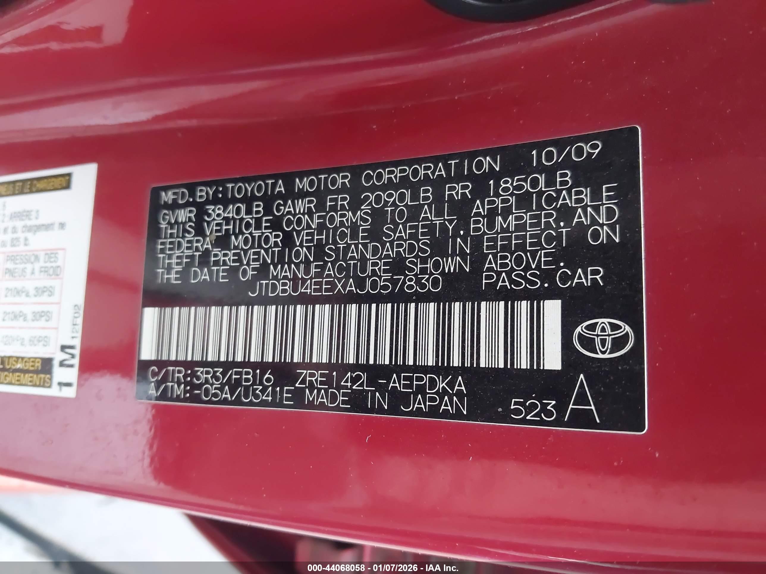 TOYOTA COROLLA image 9