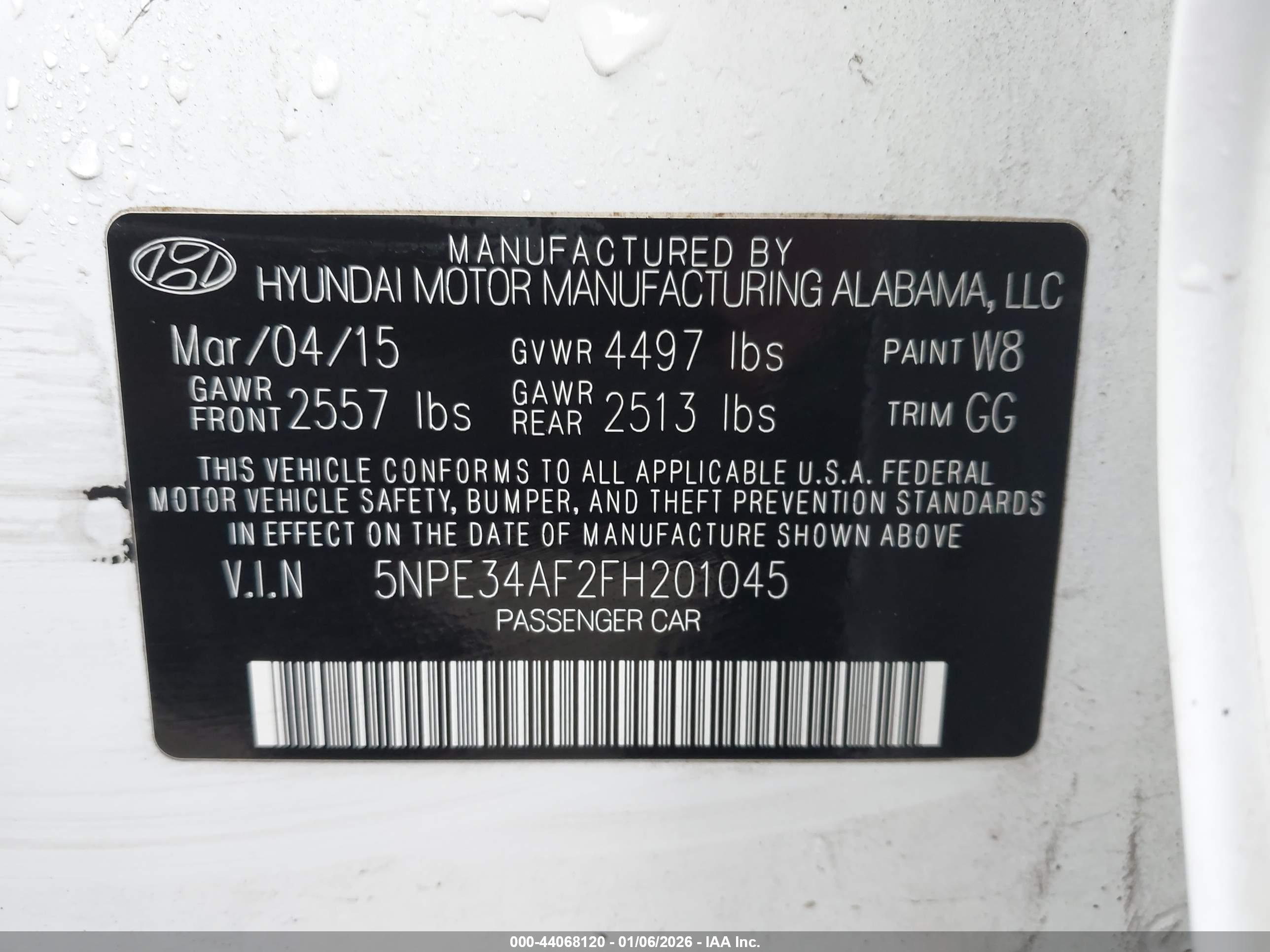 HYUNDAI SONATA image 9
