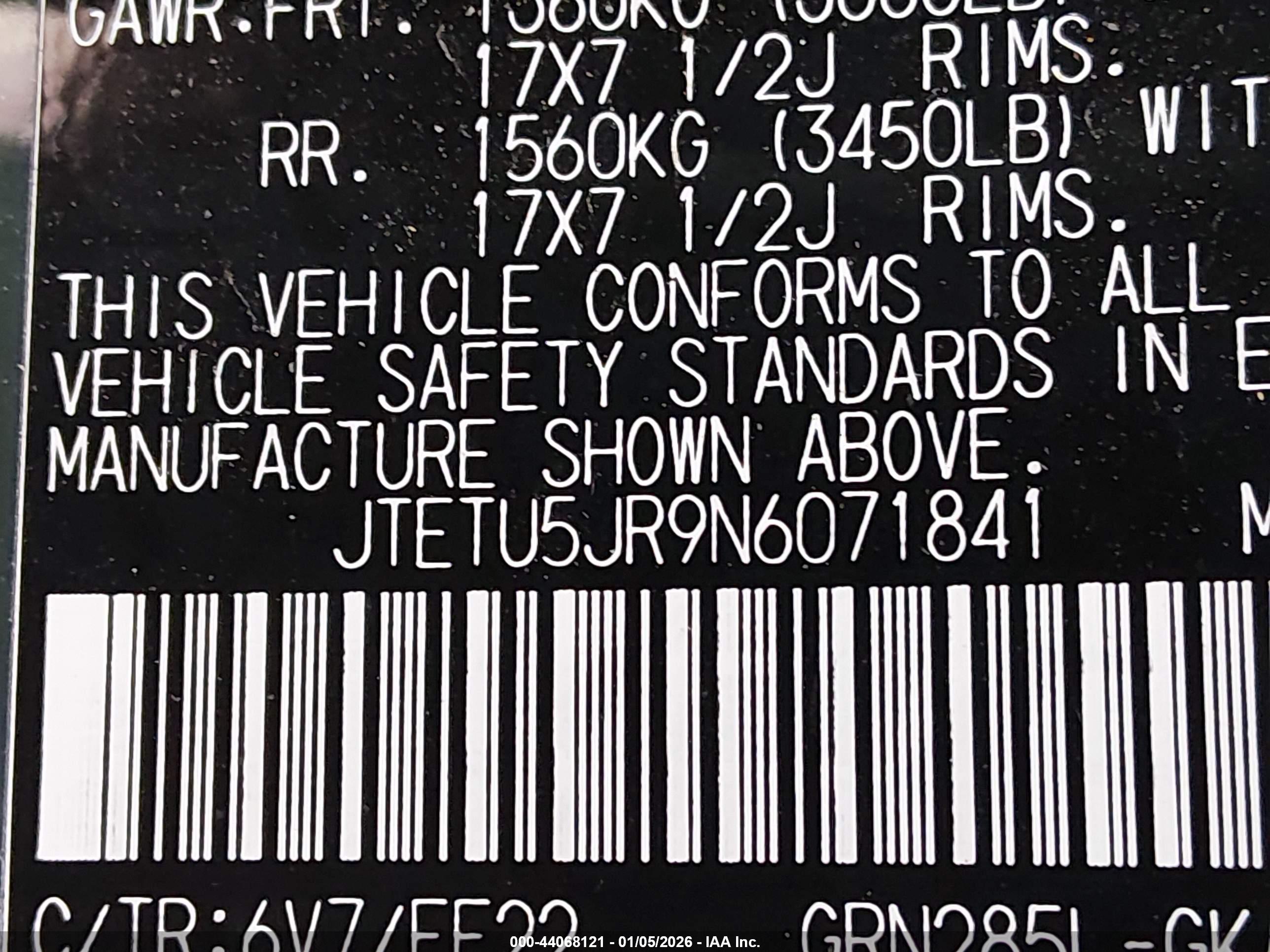 TOYOTA 4RUNNER image 9