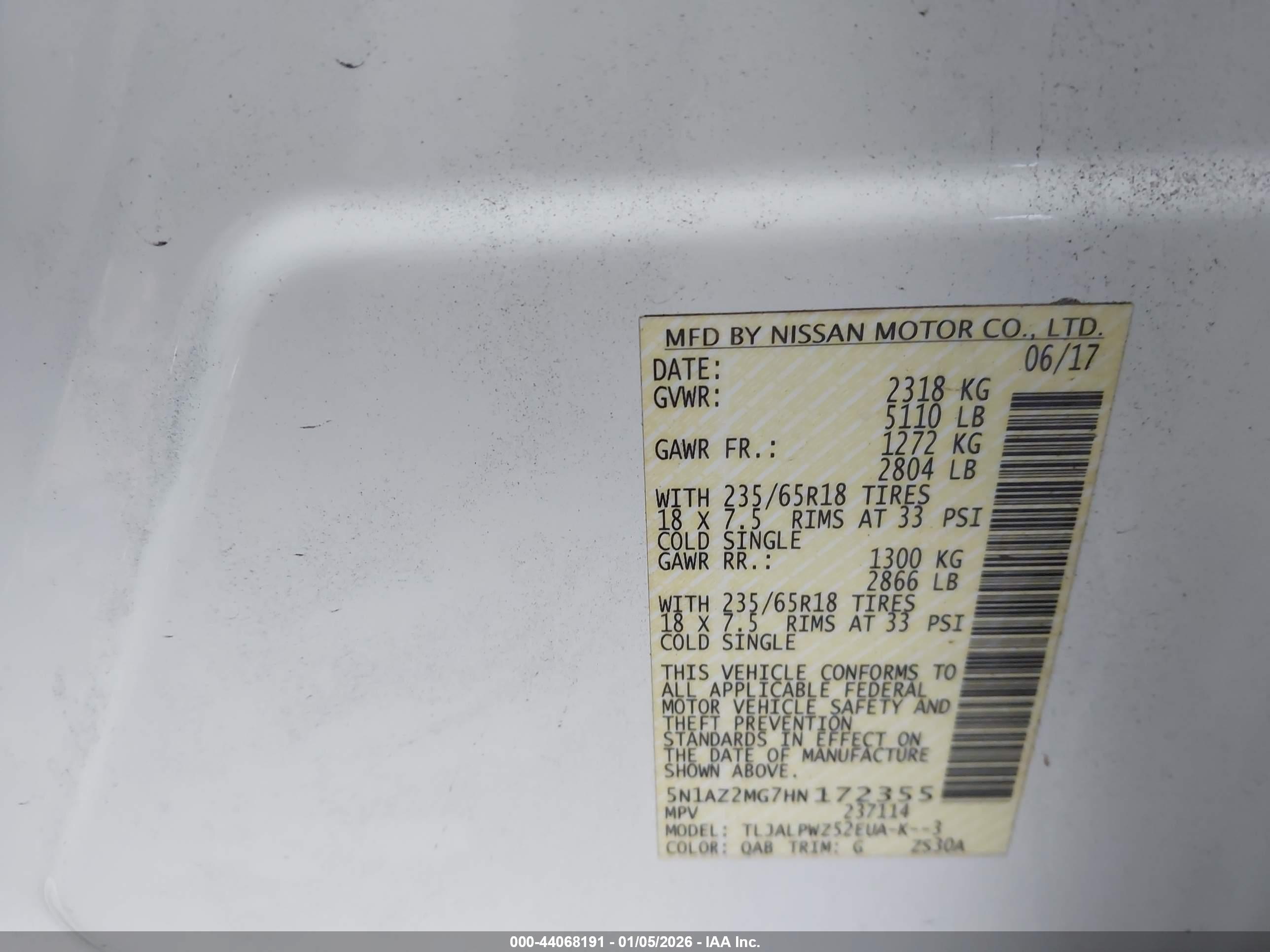 NISSAN MURANO image 9