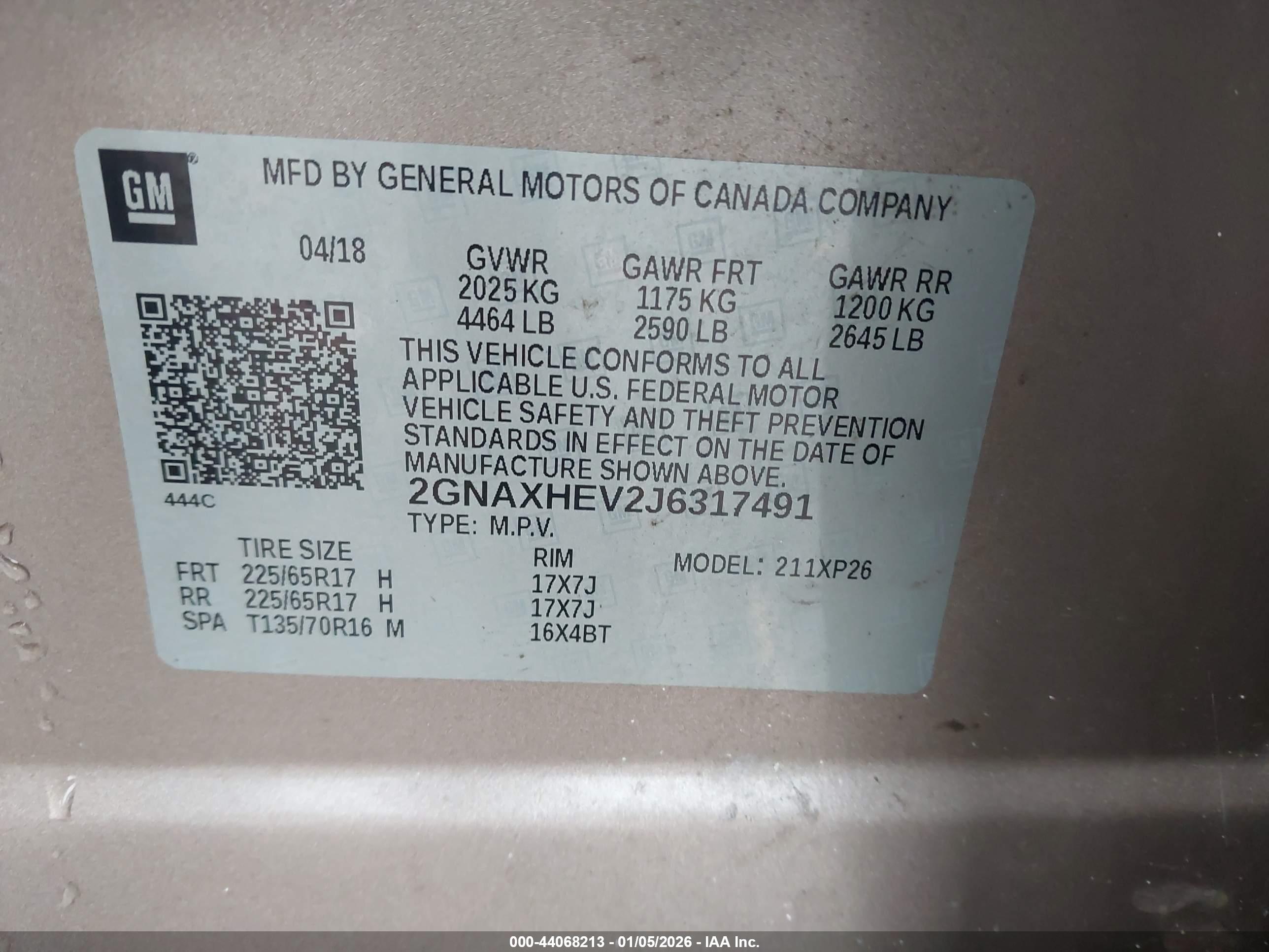 CHEVROLET EQUINOX image 9