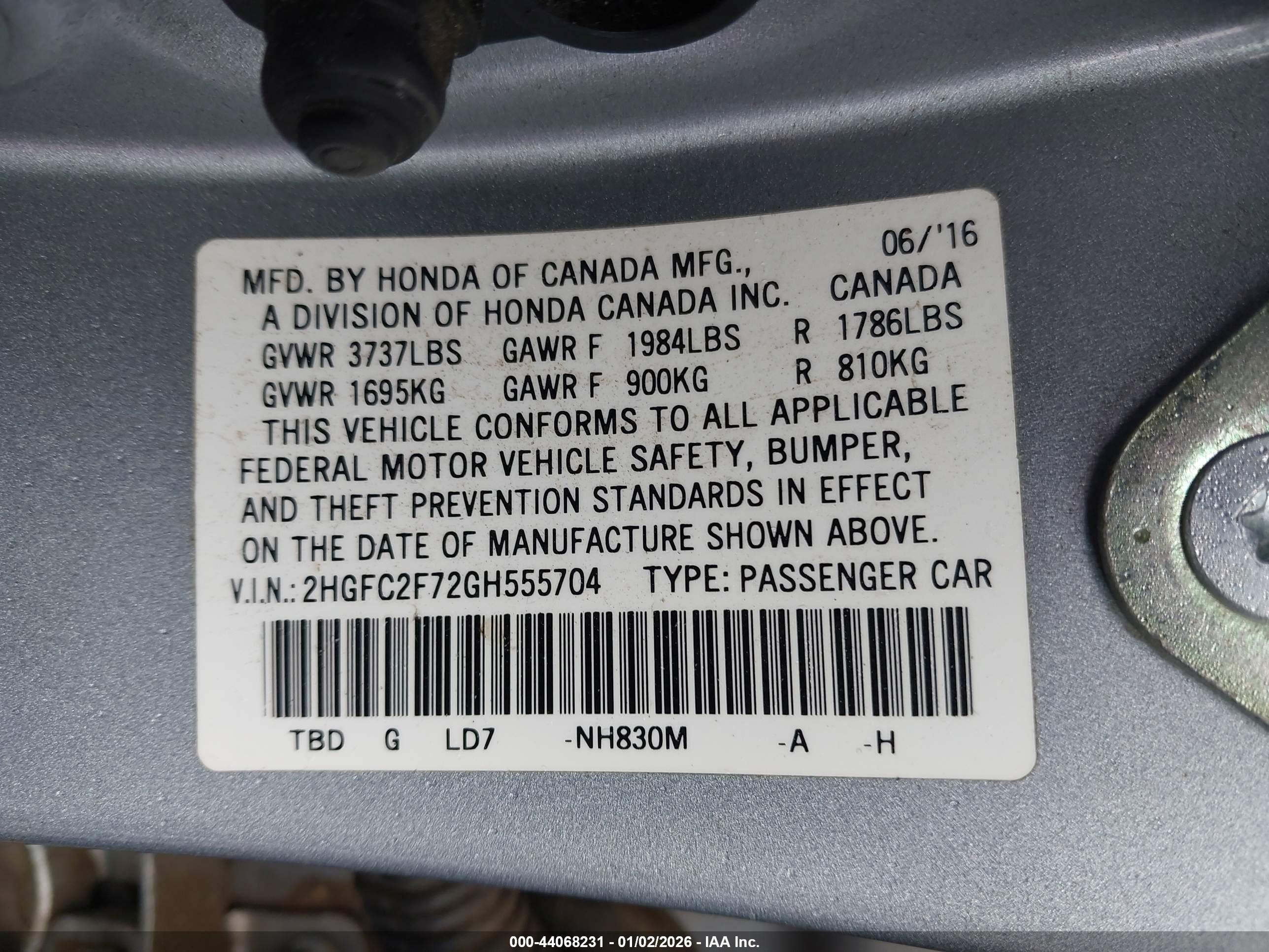 HONDA CIVIC image 9