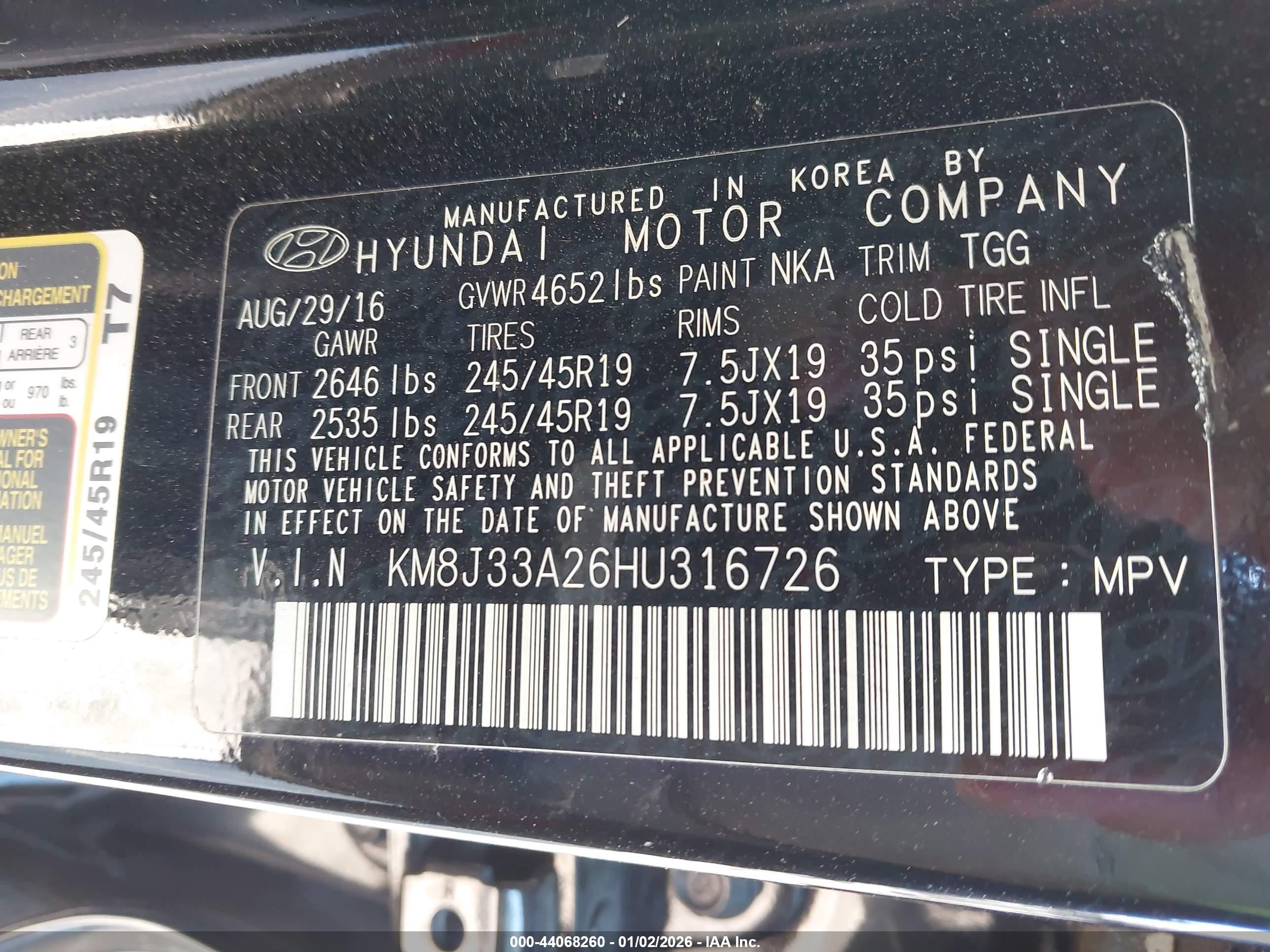HYUNDAI TUCSON image 9