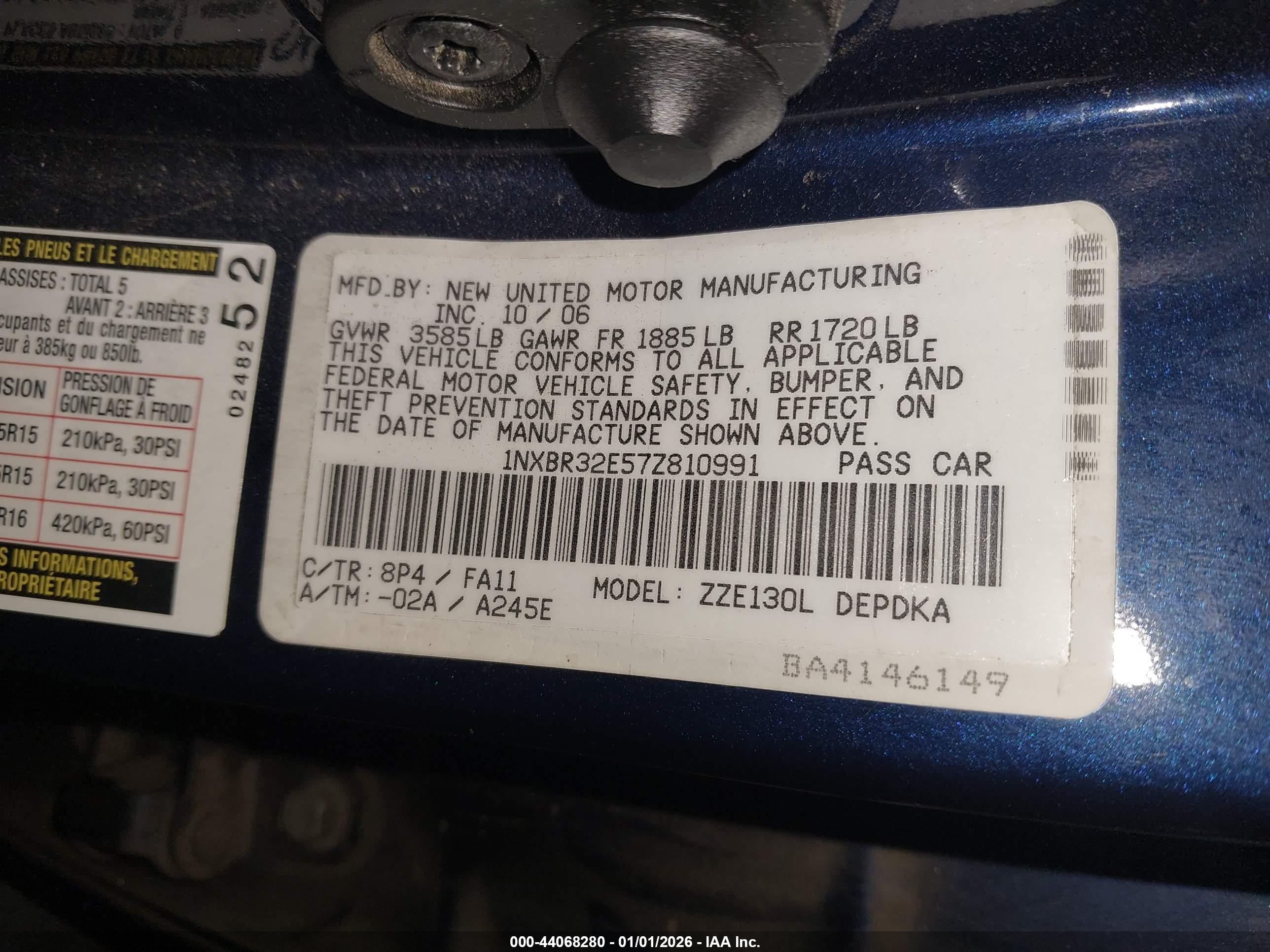 TOYOTA COROLLA image 9