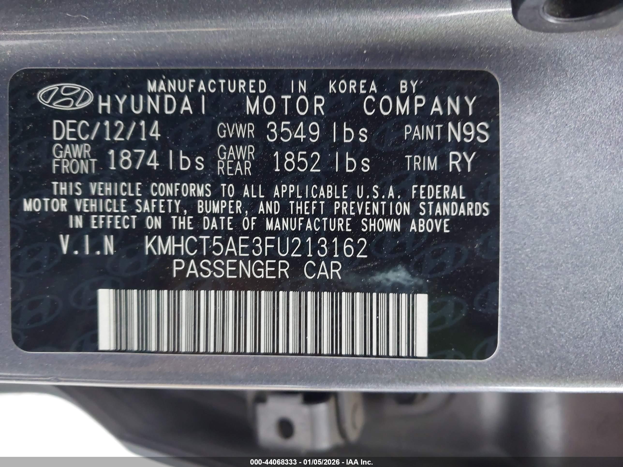 HYUNDAI ACCENT image 9