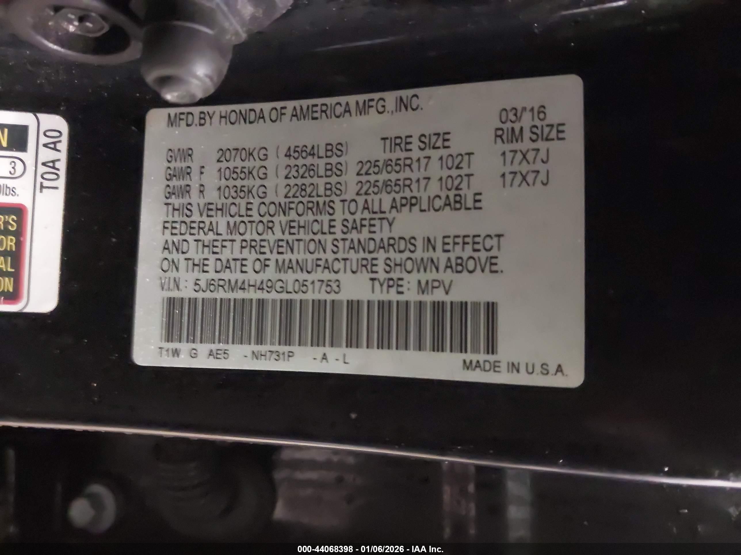 HONDA CR-V image 9