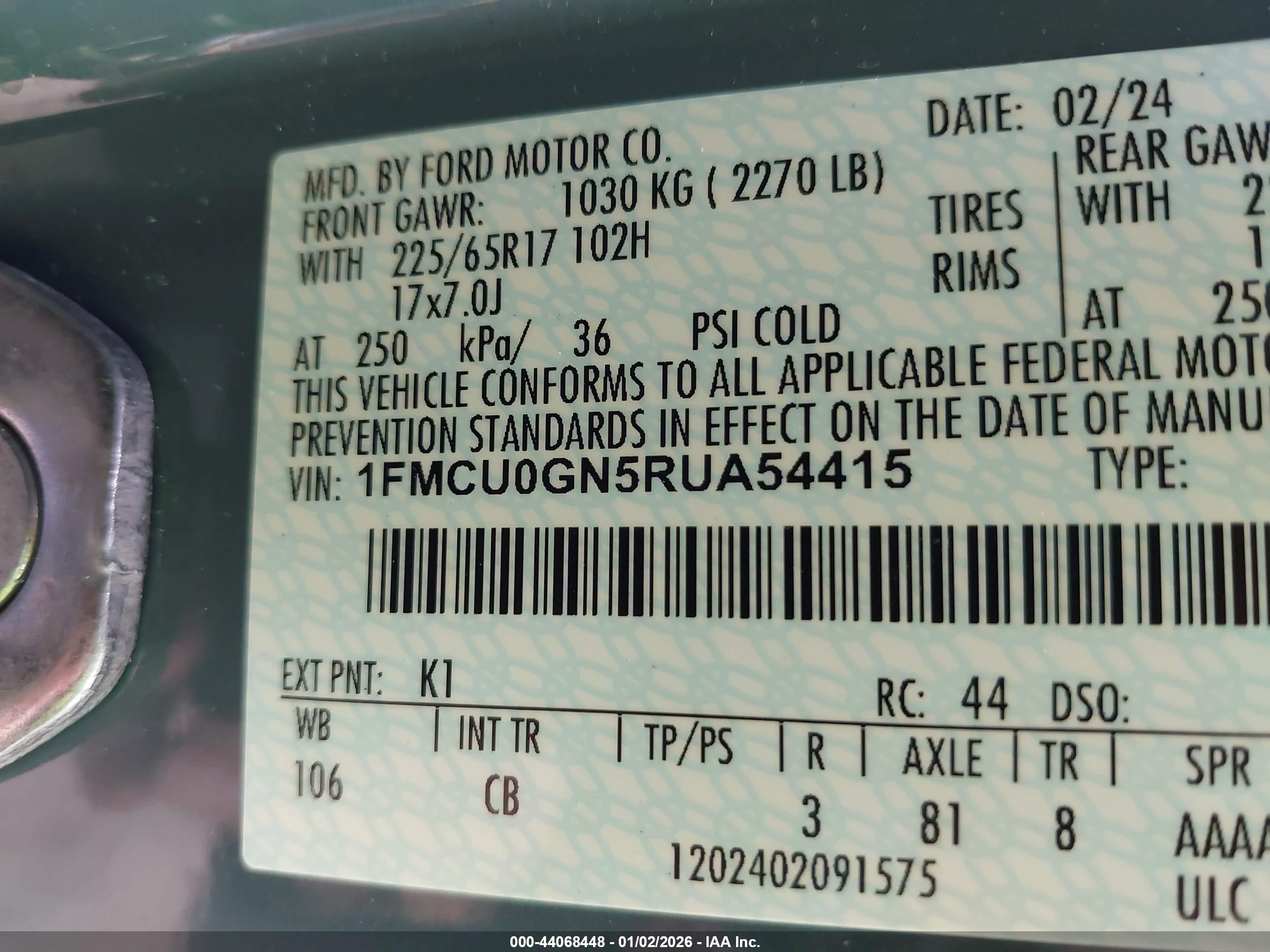FORD ESCAPE image 9