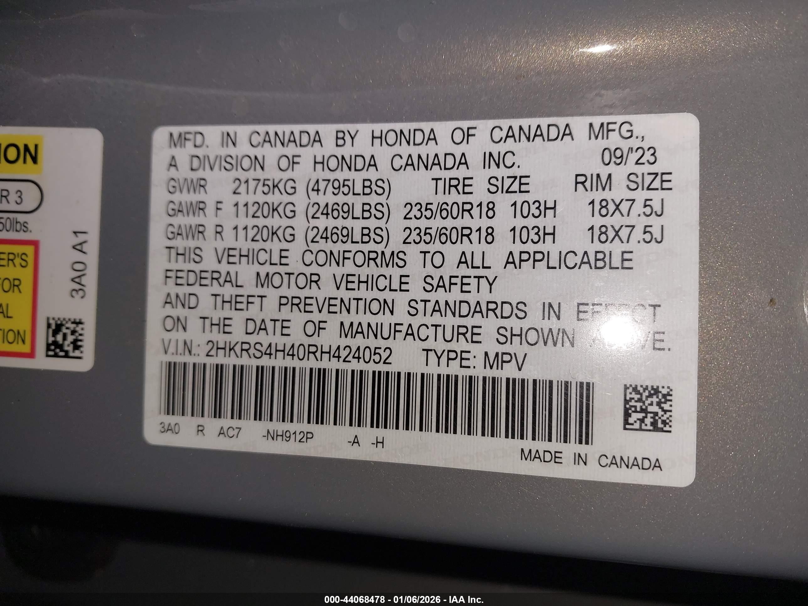 HONDA CR-V image 9
