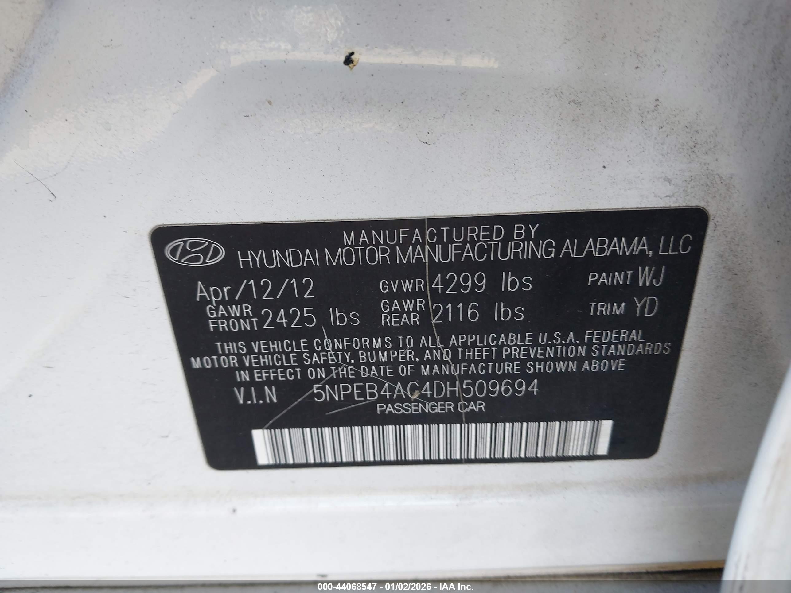 HYUNDAI SONATA image 9