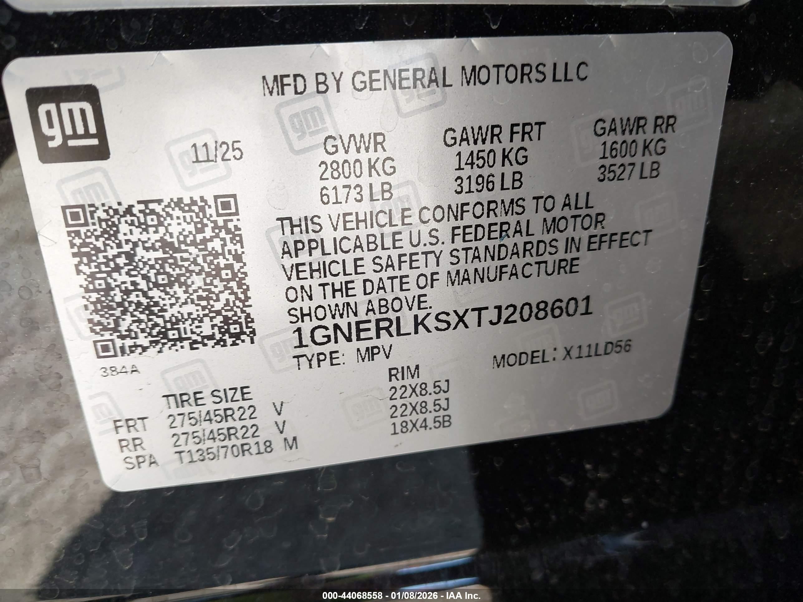 CHEVROLET TRAVERSE image 9