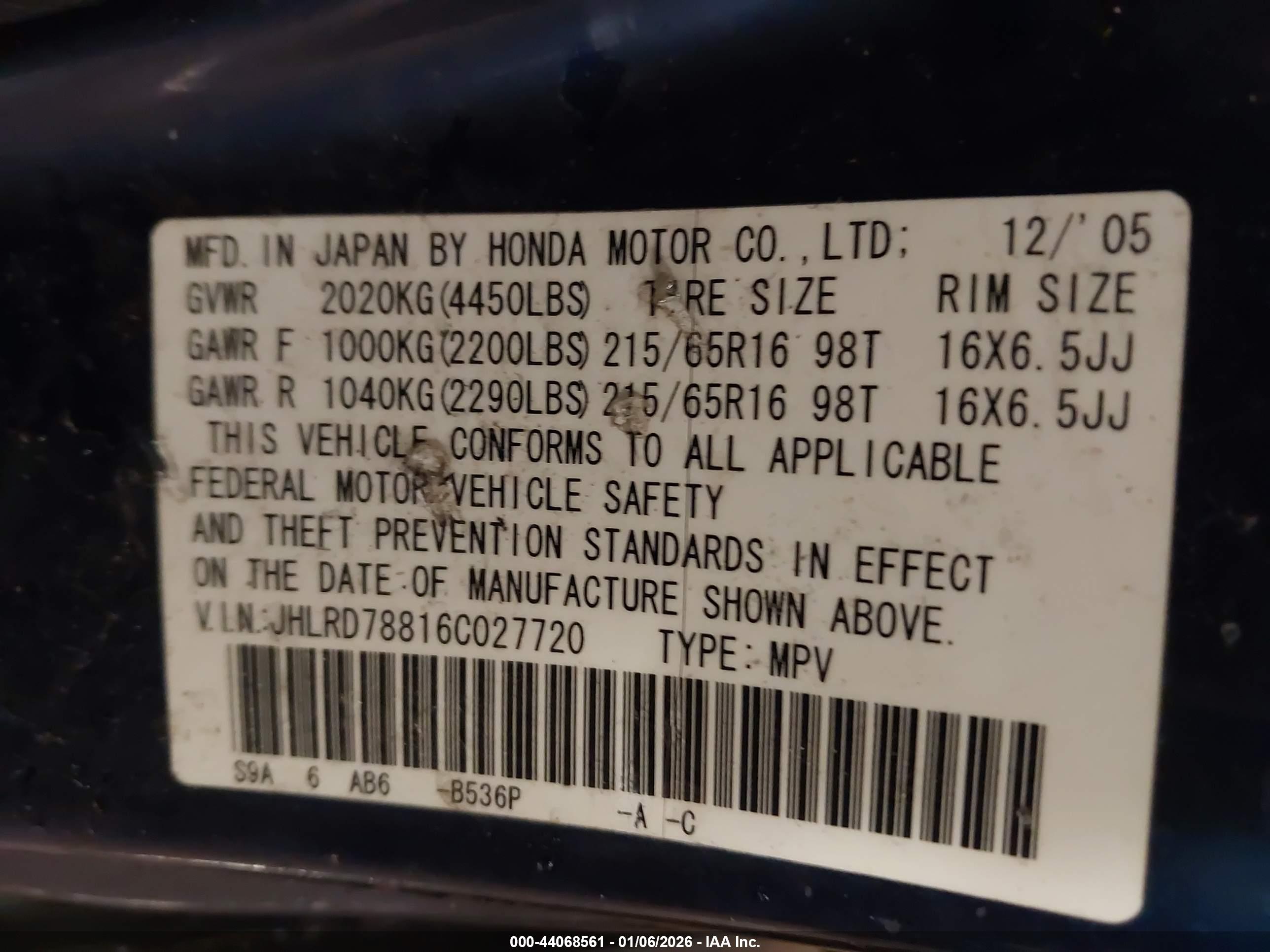 HONDA CR-V image 9