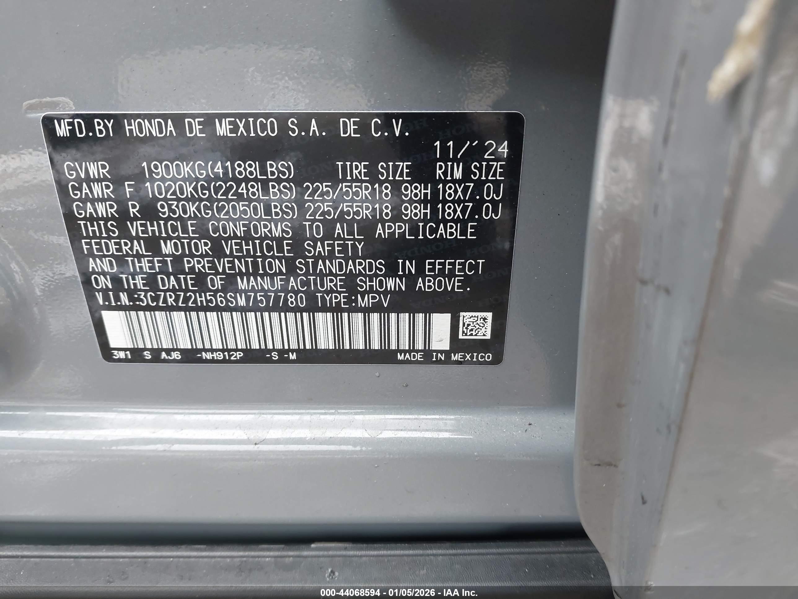 HONDA HR-V image 9