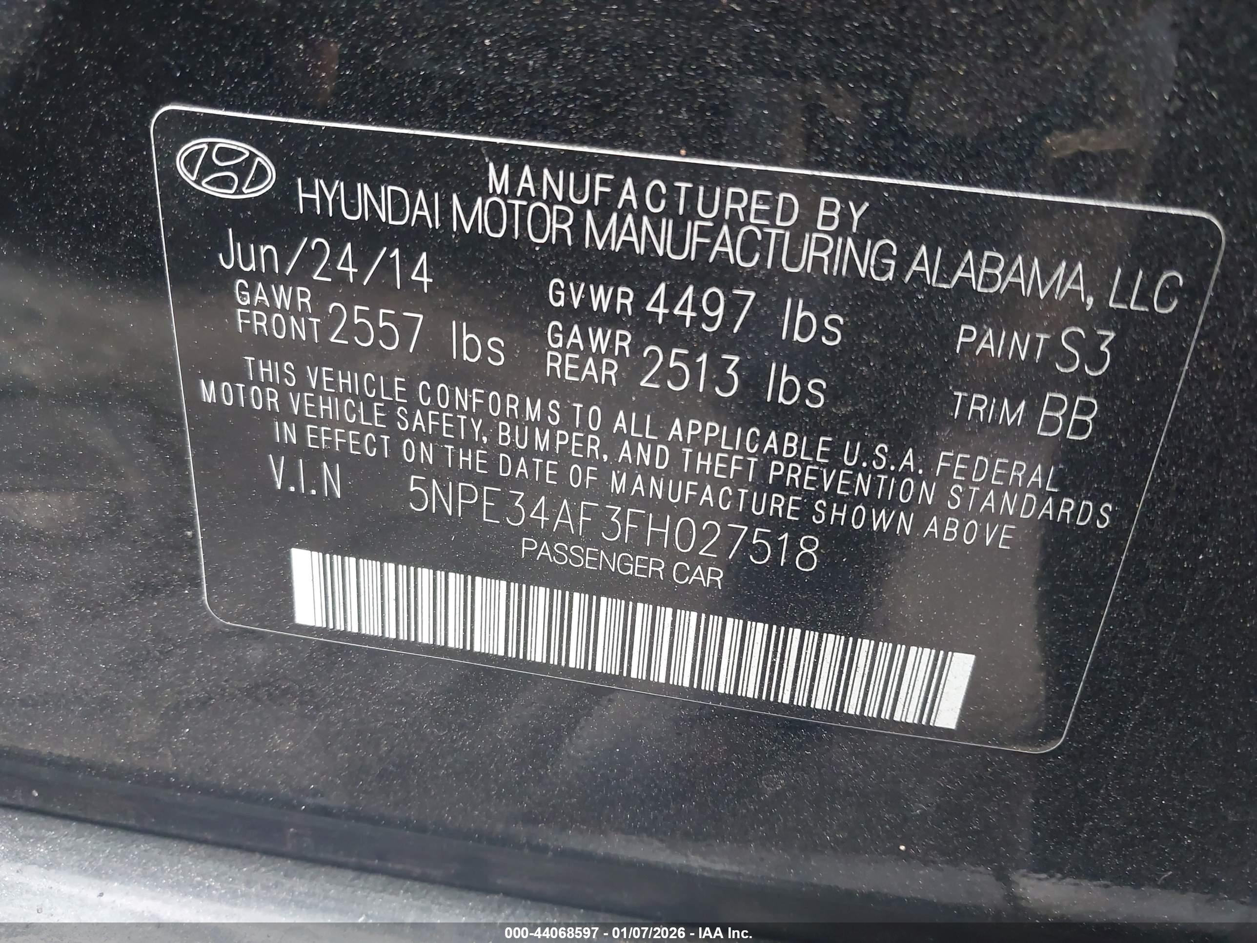 HYUNDAI SONATA image 9