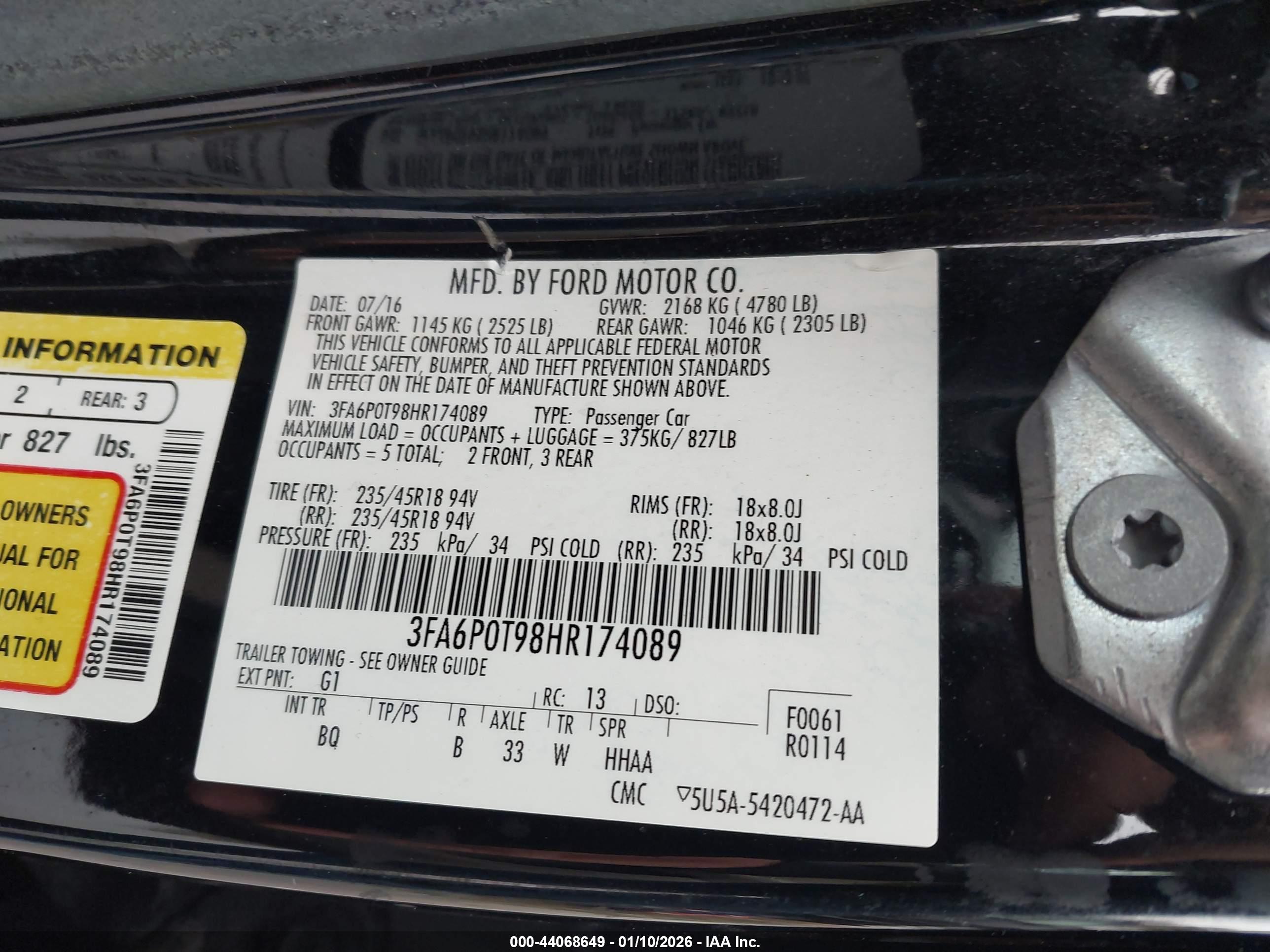 FORD FUSION image 9