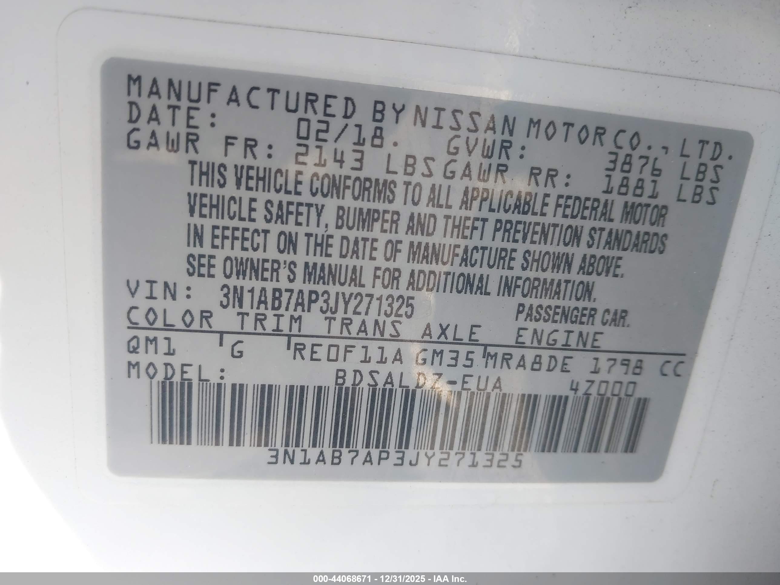 NISSAN SENTRA image 9