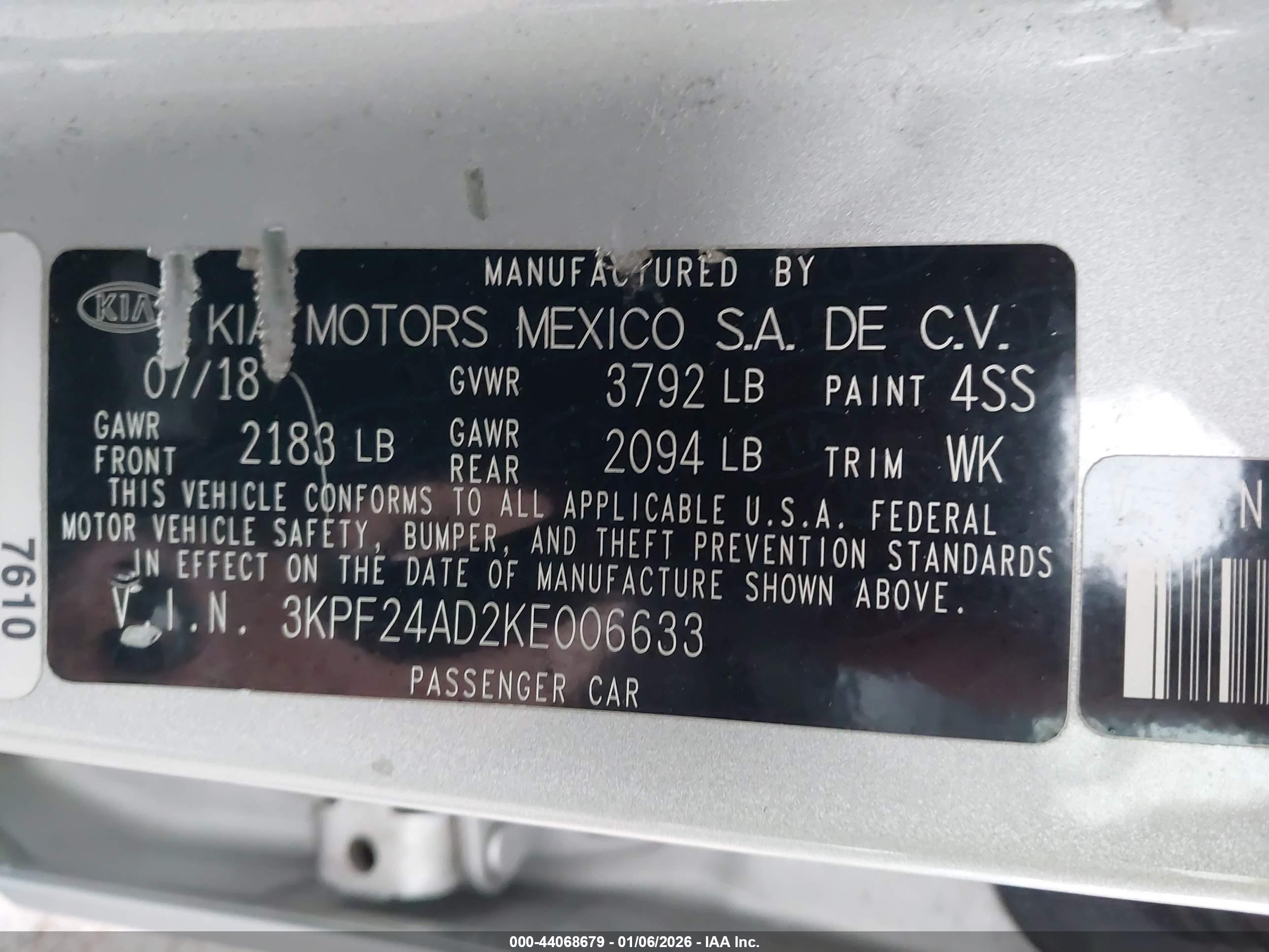 KIA FORTE image 9