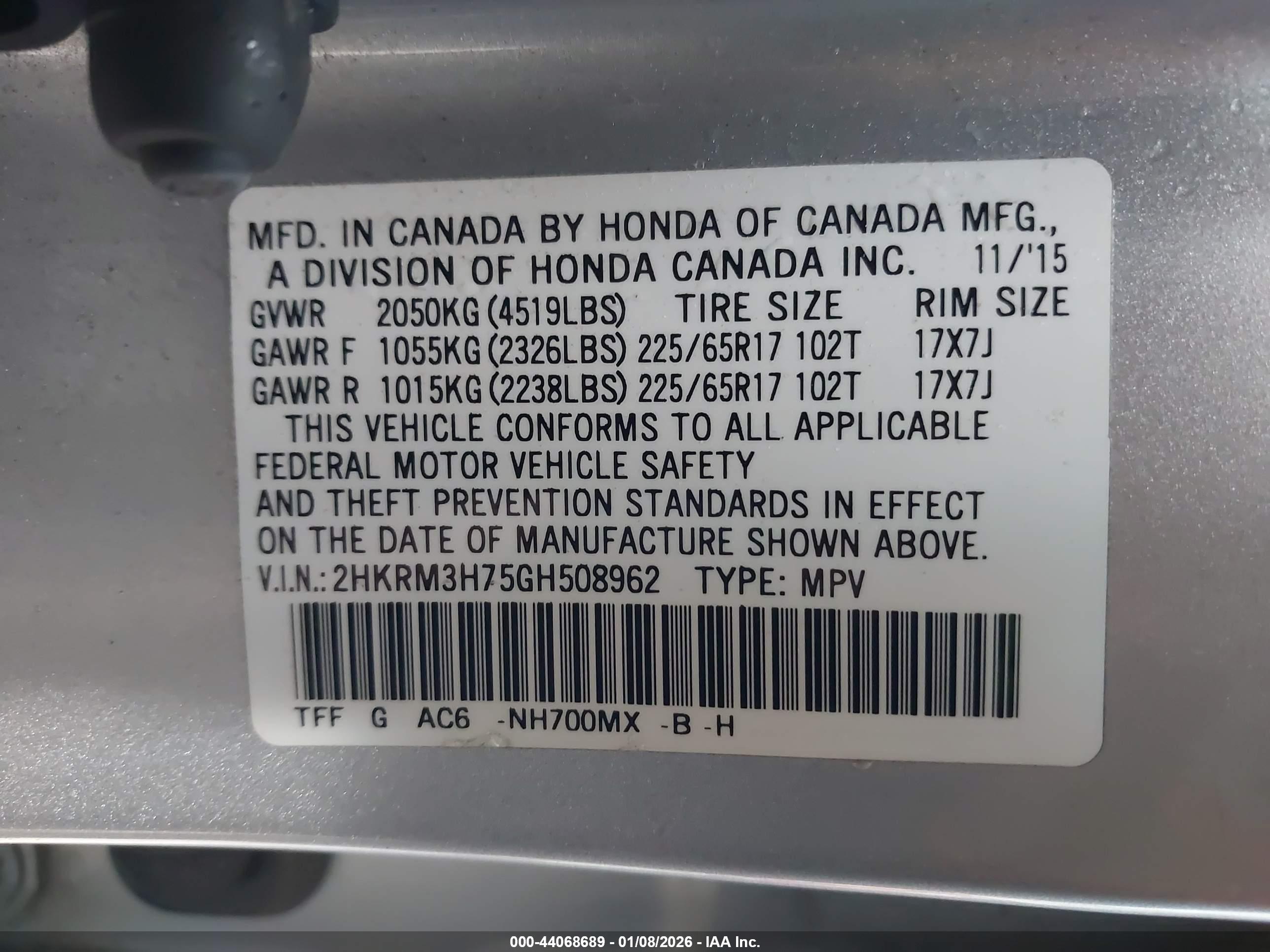 HONDA CR-V image 9