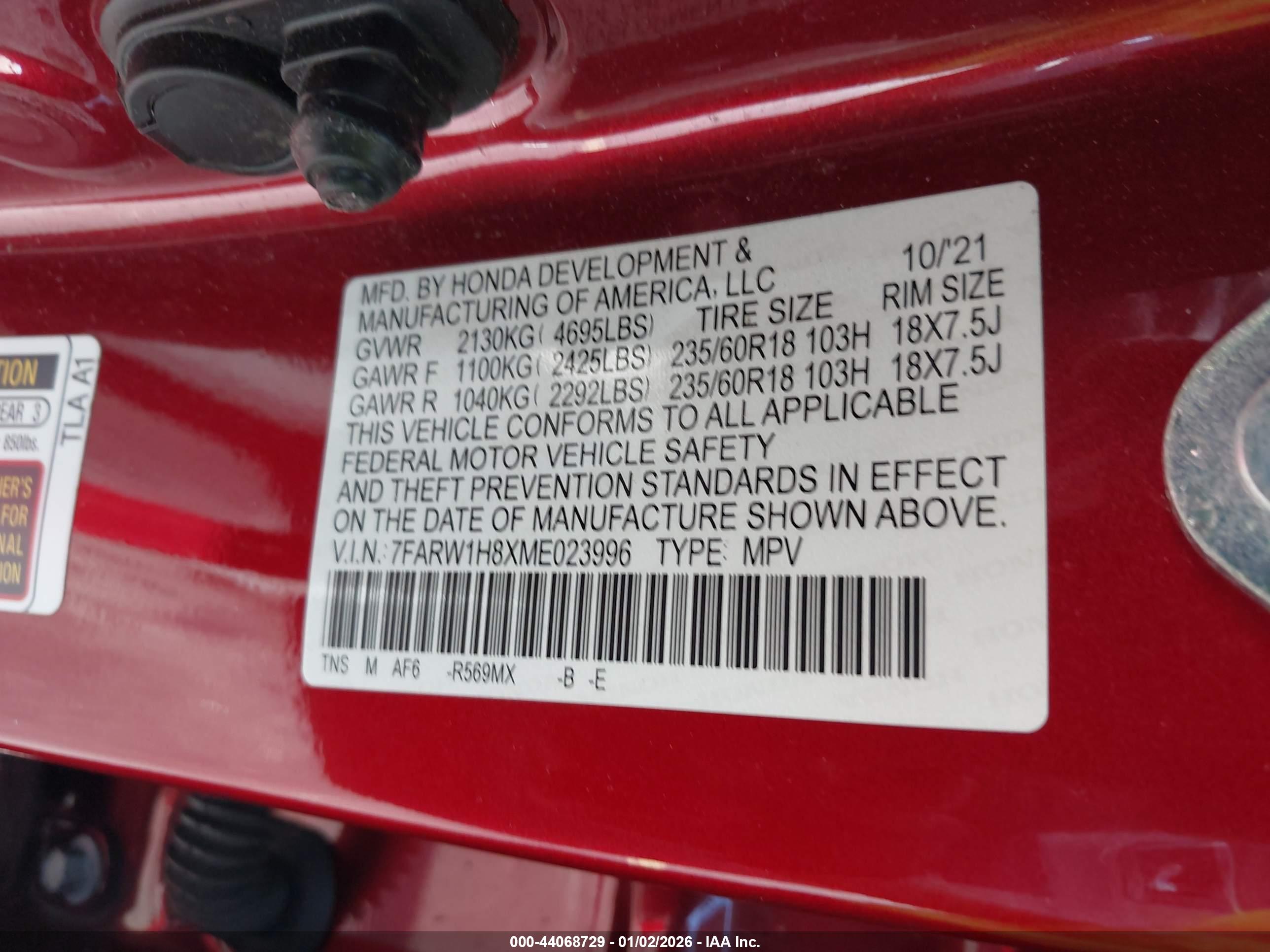 HONDA CR-V image 9