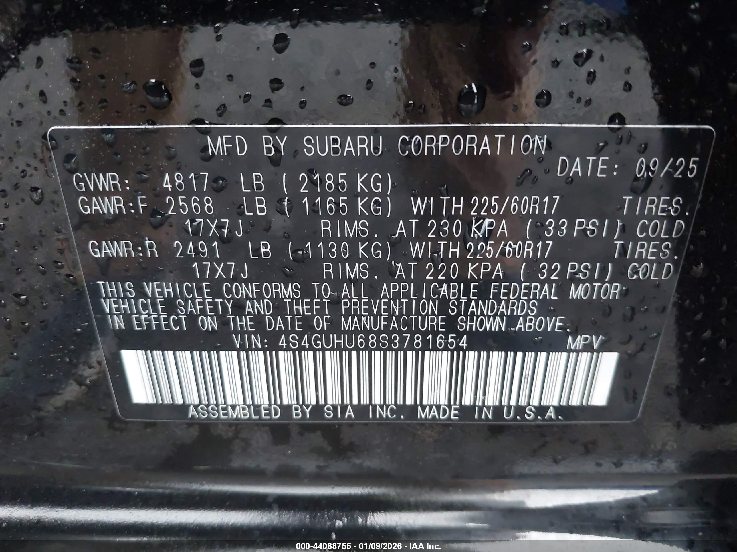 SUBARU CROSSTREK image 9