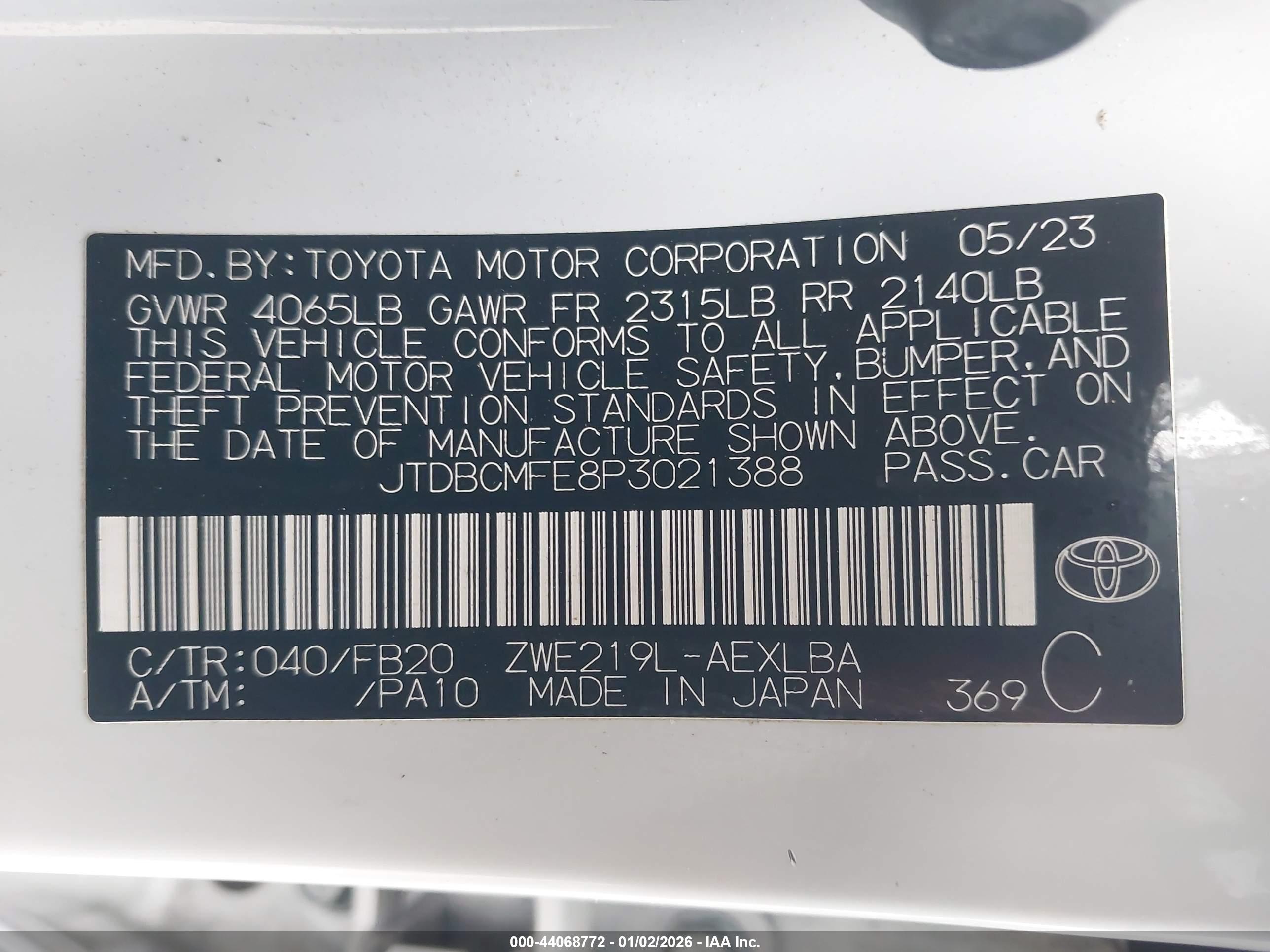 TOYOTA COROLLA image 9