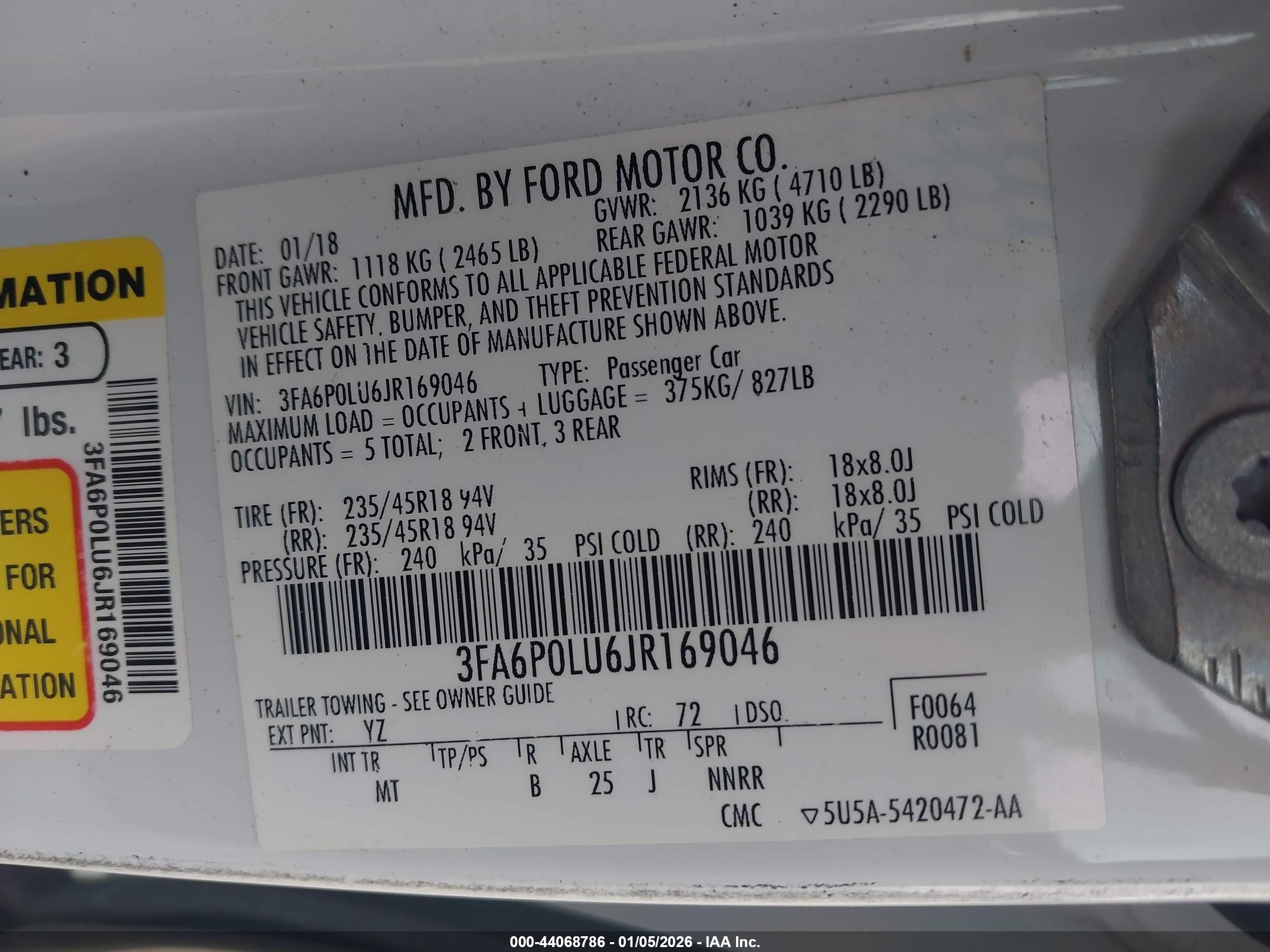 FORD FUSION image 9