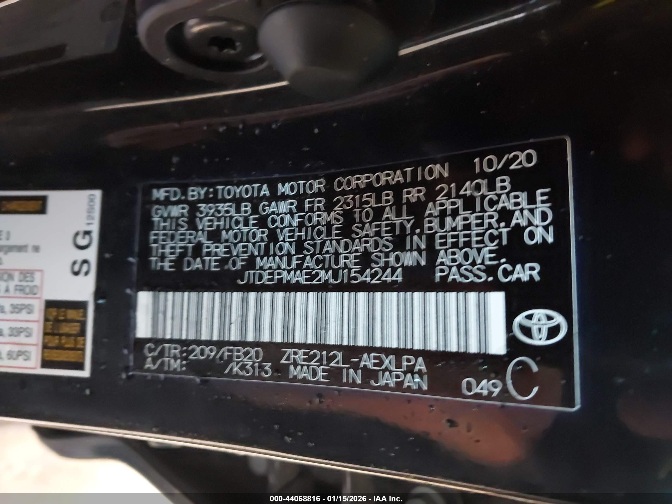 TOYOTA COROLLA image 9