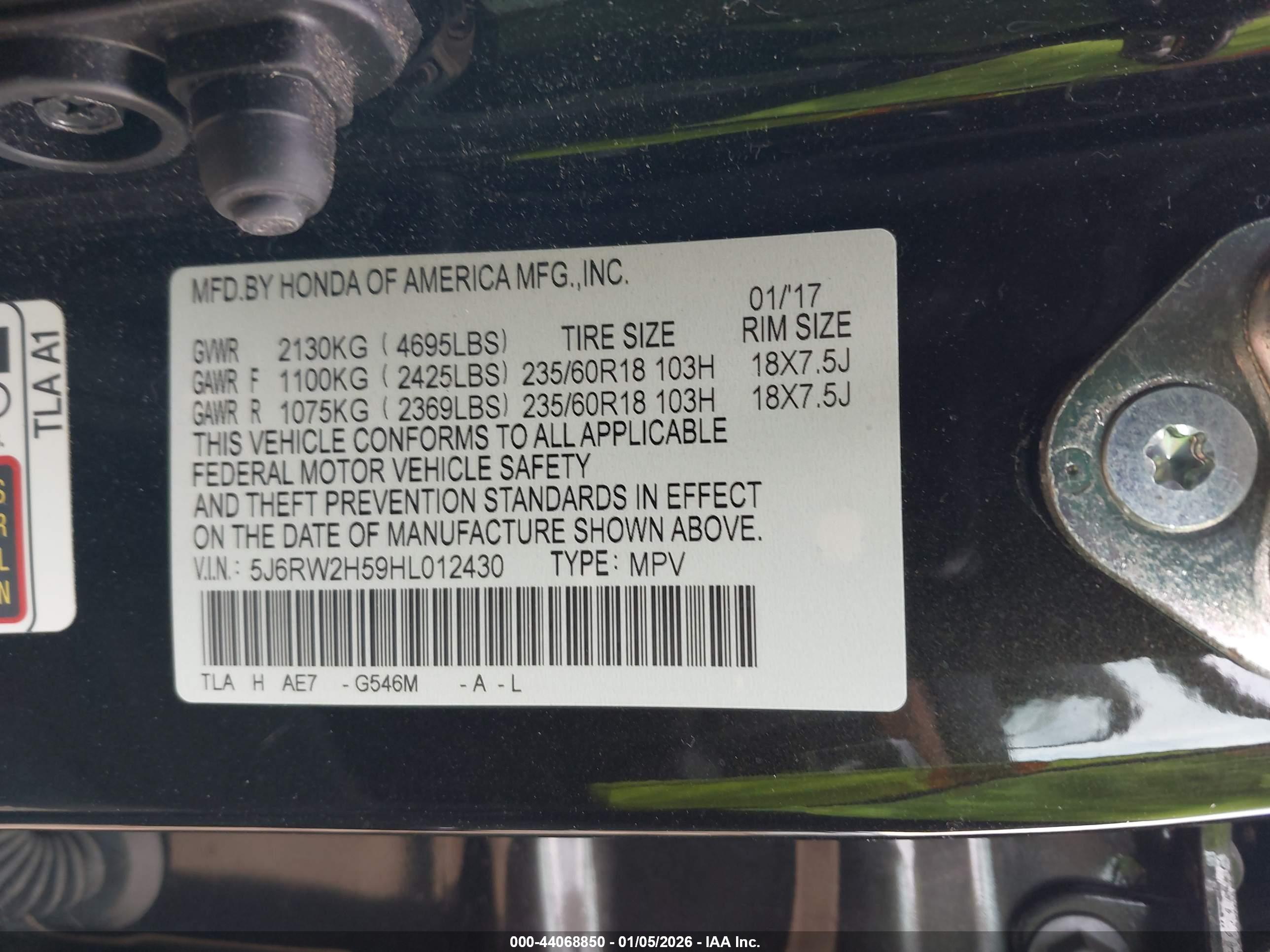 HONDA CR-V image 9
