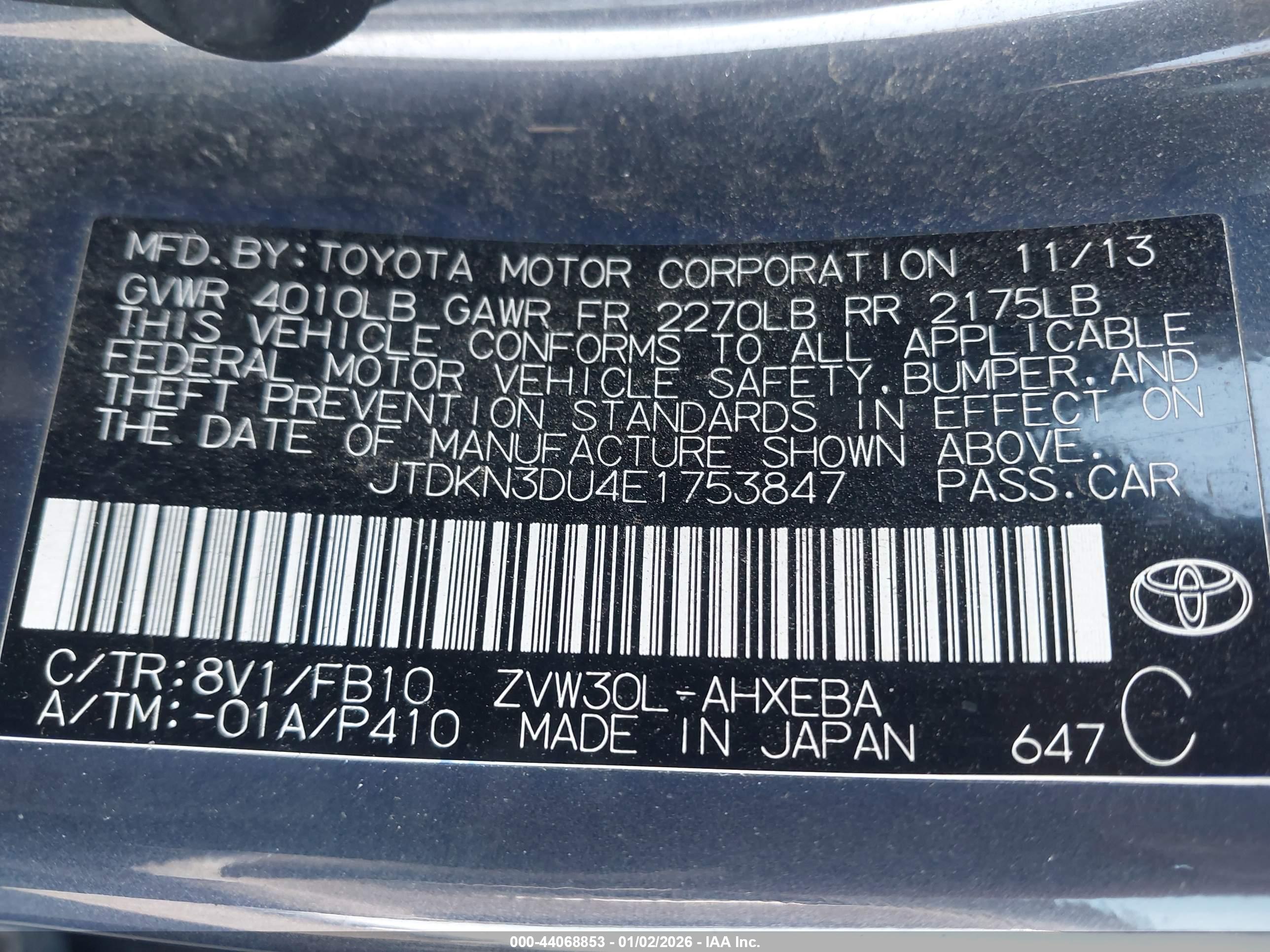 TOYOTA PRIUS image 9