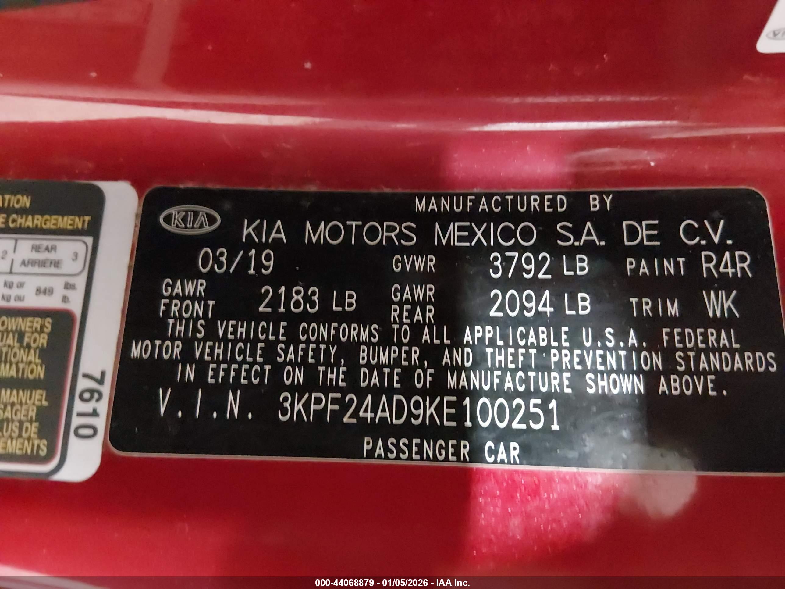KIA FORTE image 9
