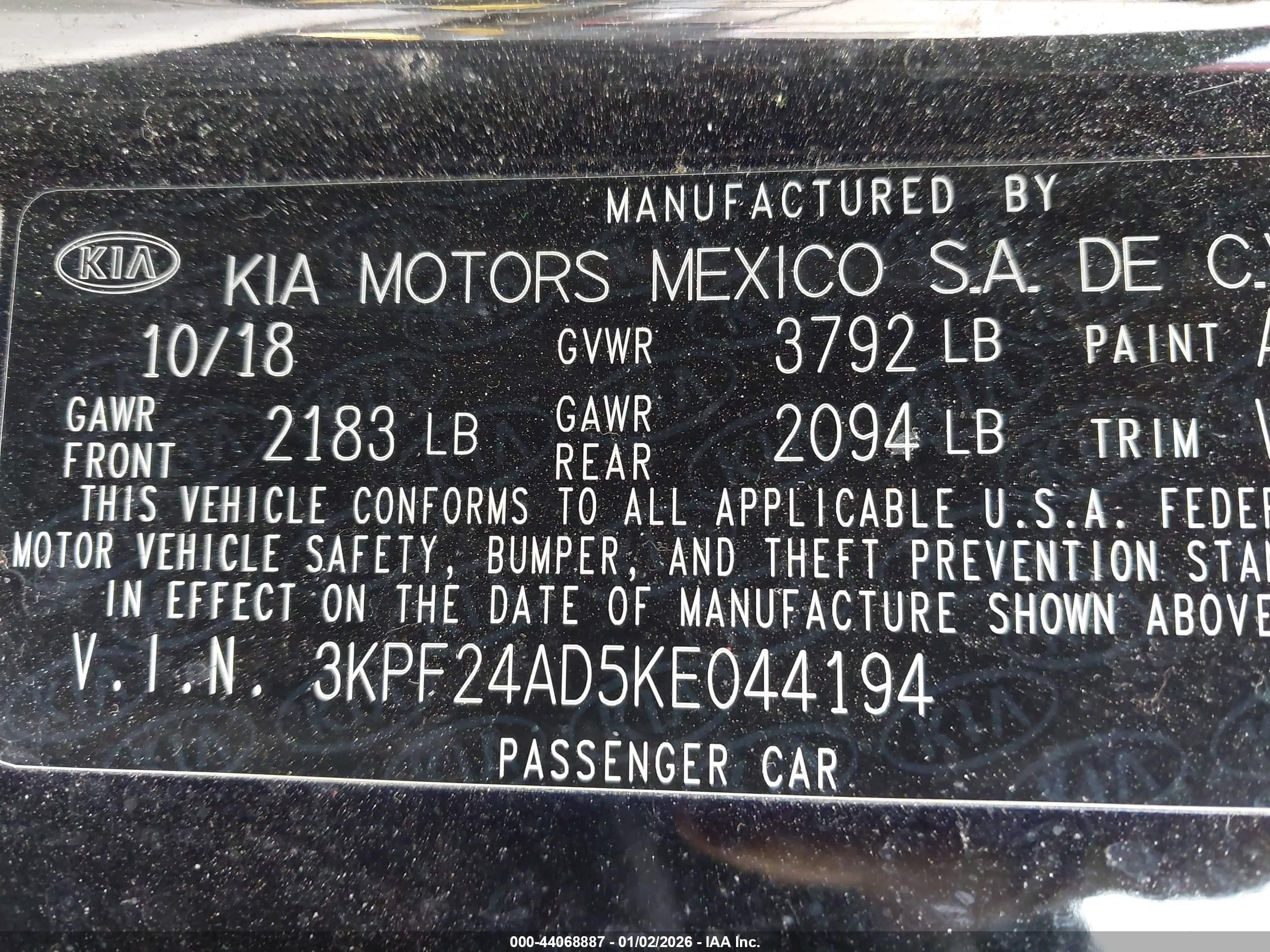 KIA FORTE image 9