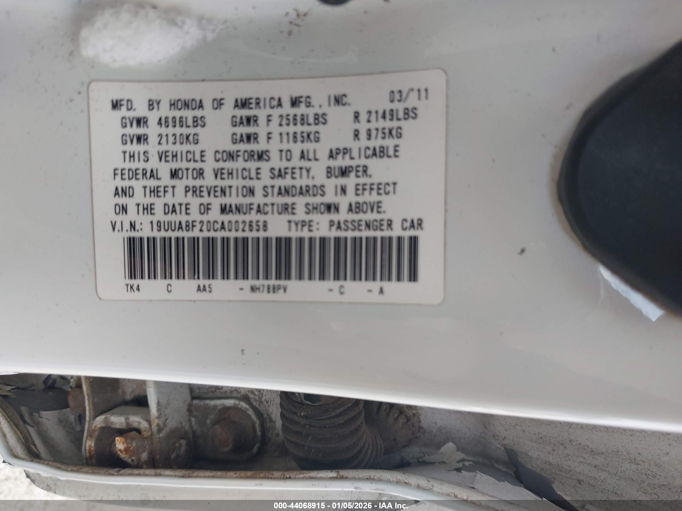 ACURA TL image 9