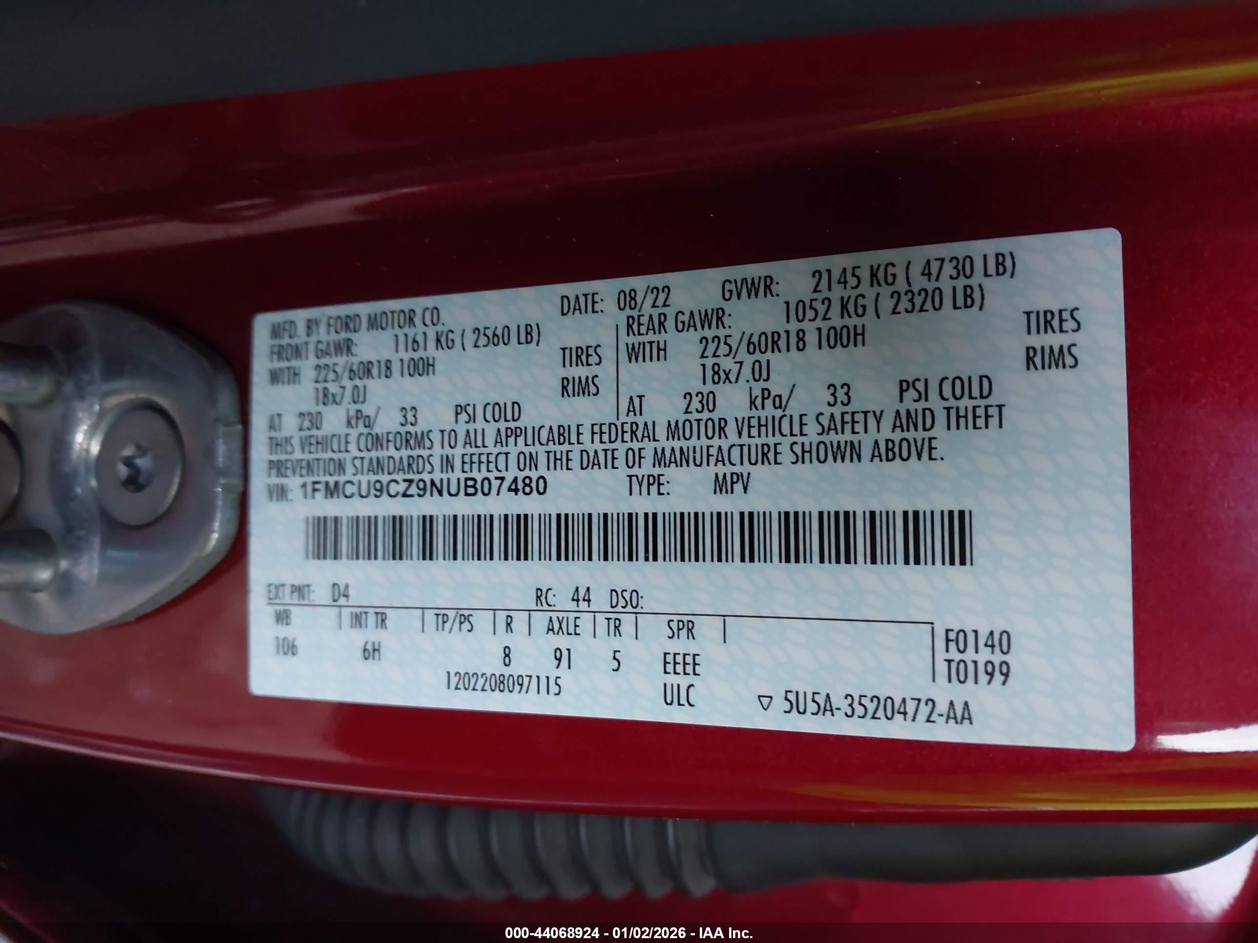 FORD ESCAPE image 9