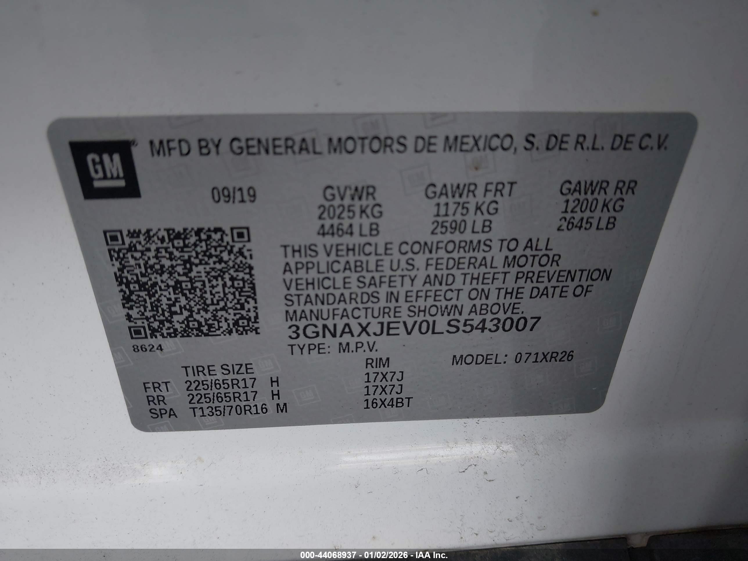 CHEVROLET EQUINOX image 9
