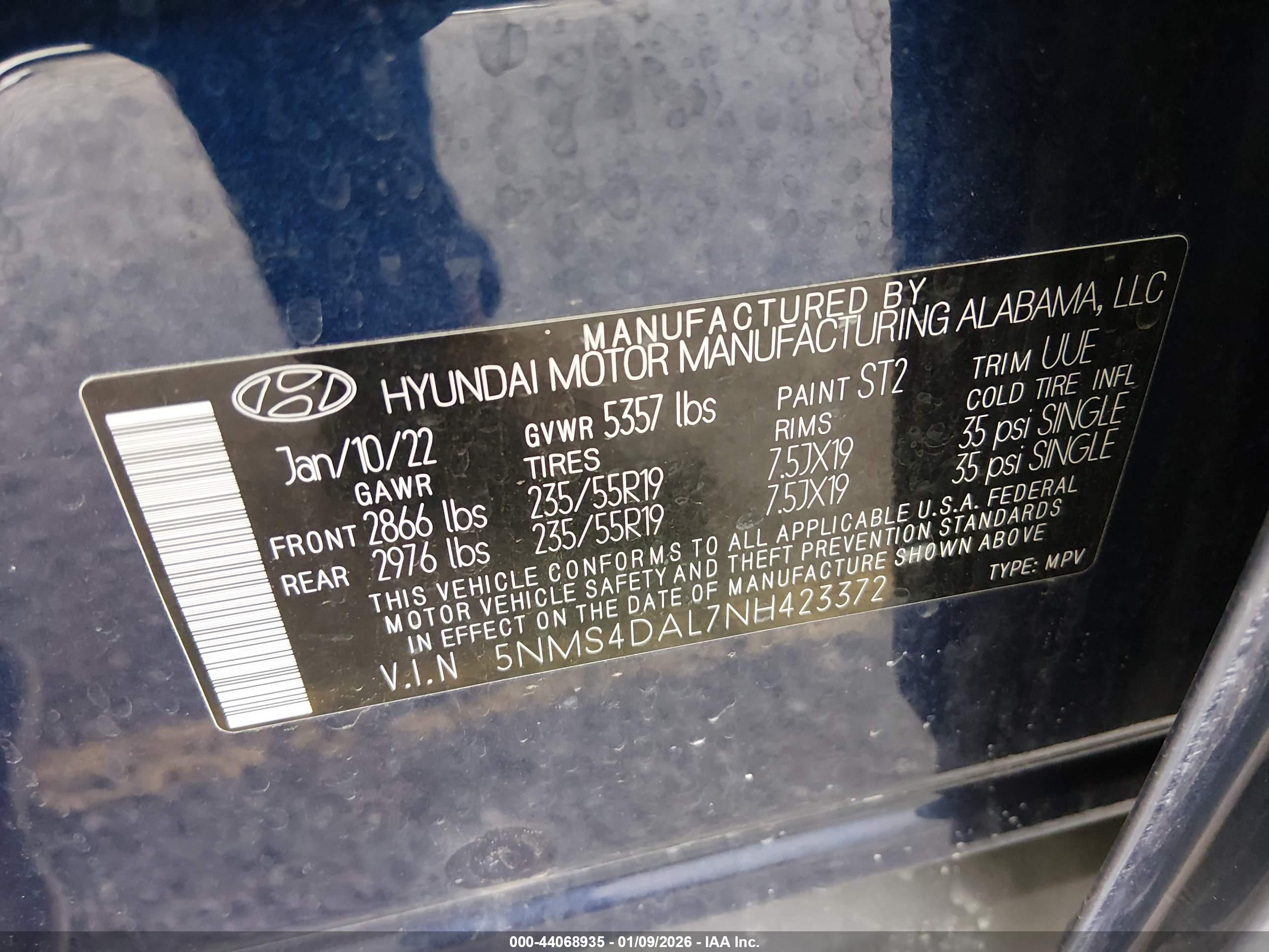 HYUNDAI SANTA image 9