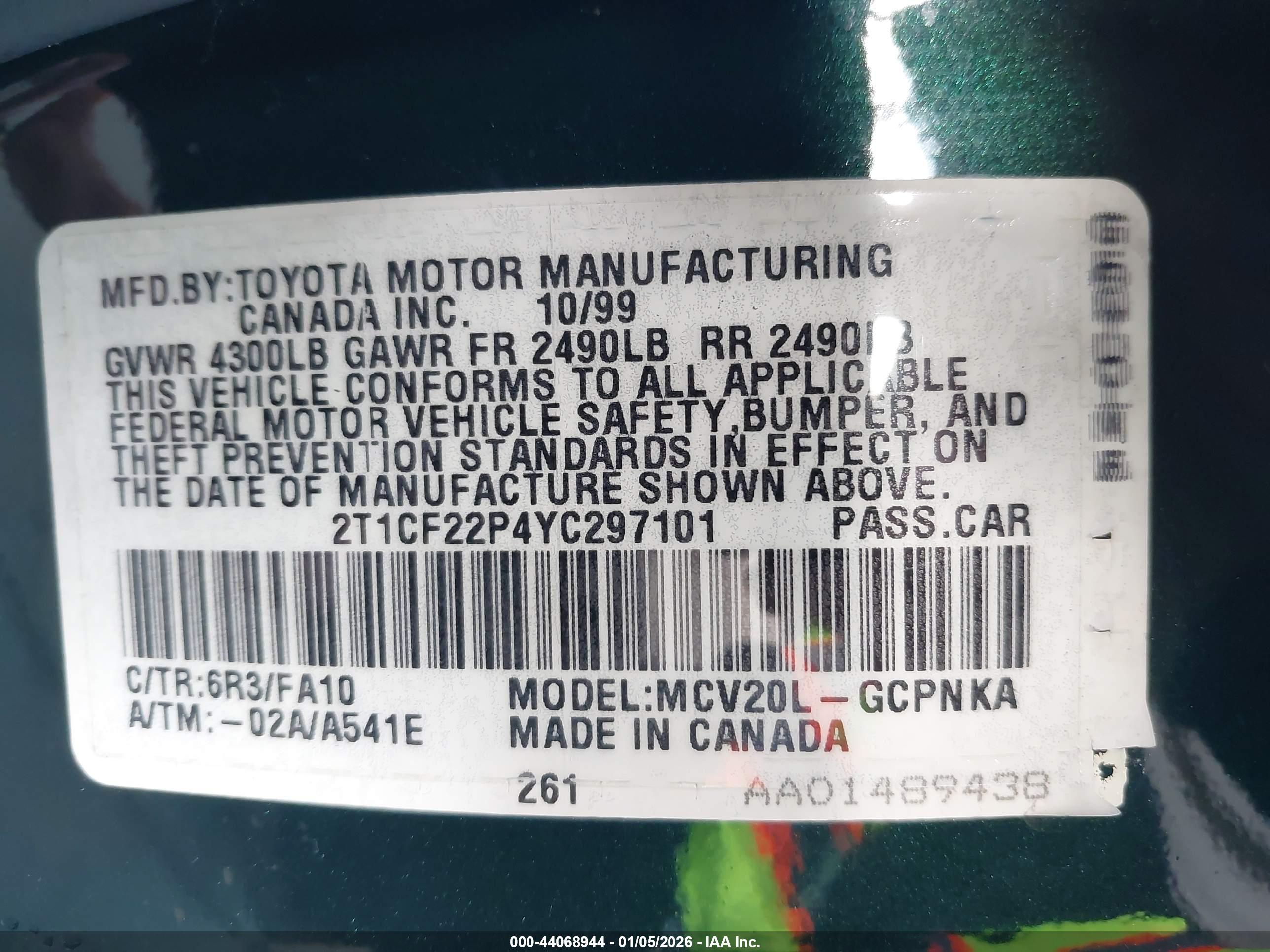 TOYOTA CAMRY image 9