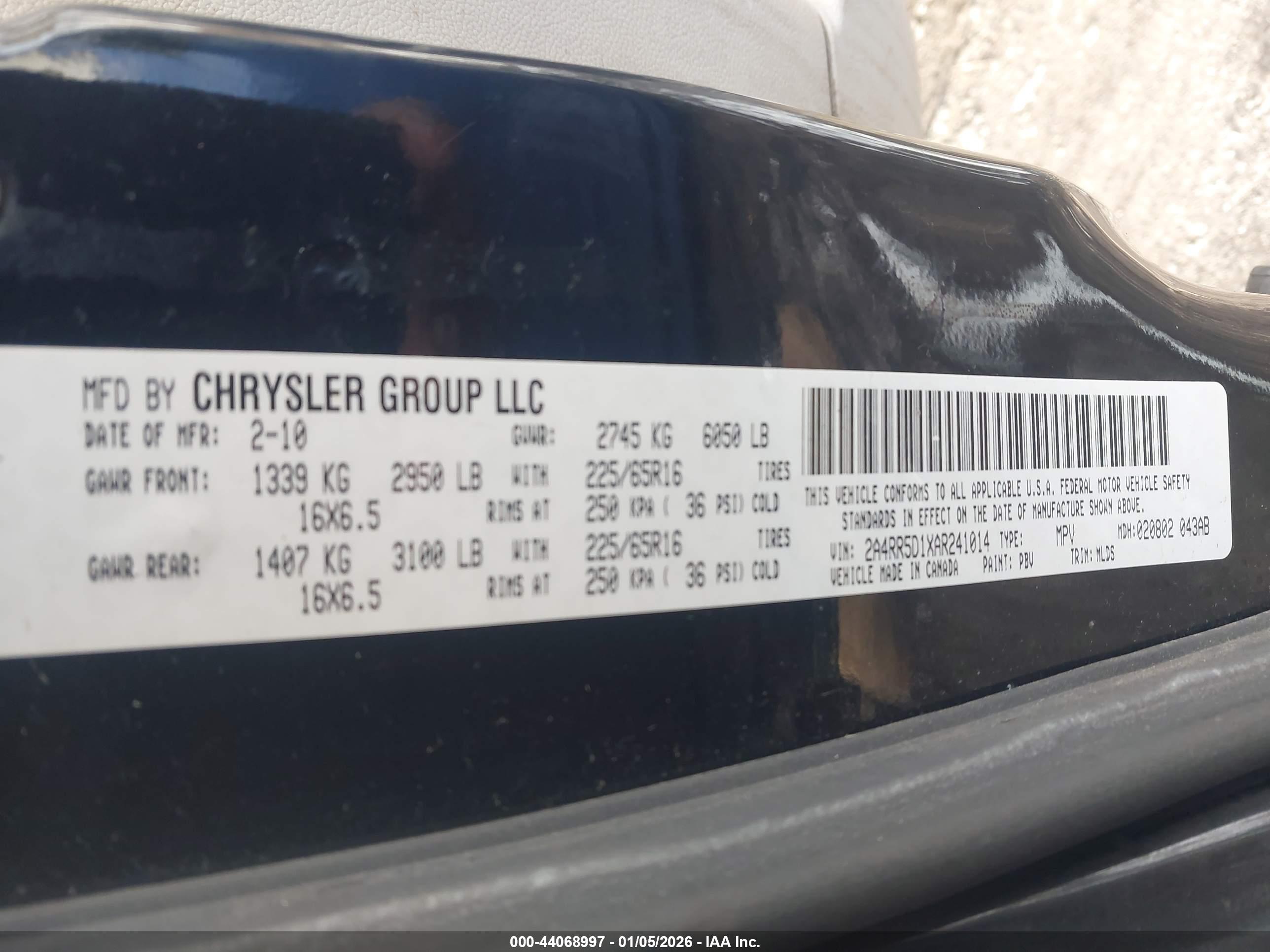CHRYSLER TOWN image 9