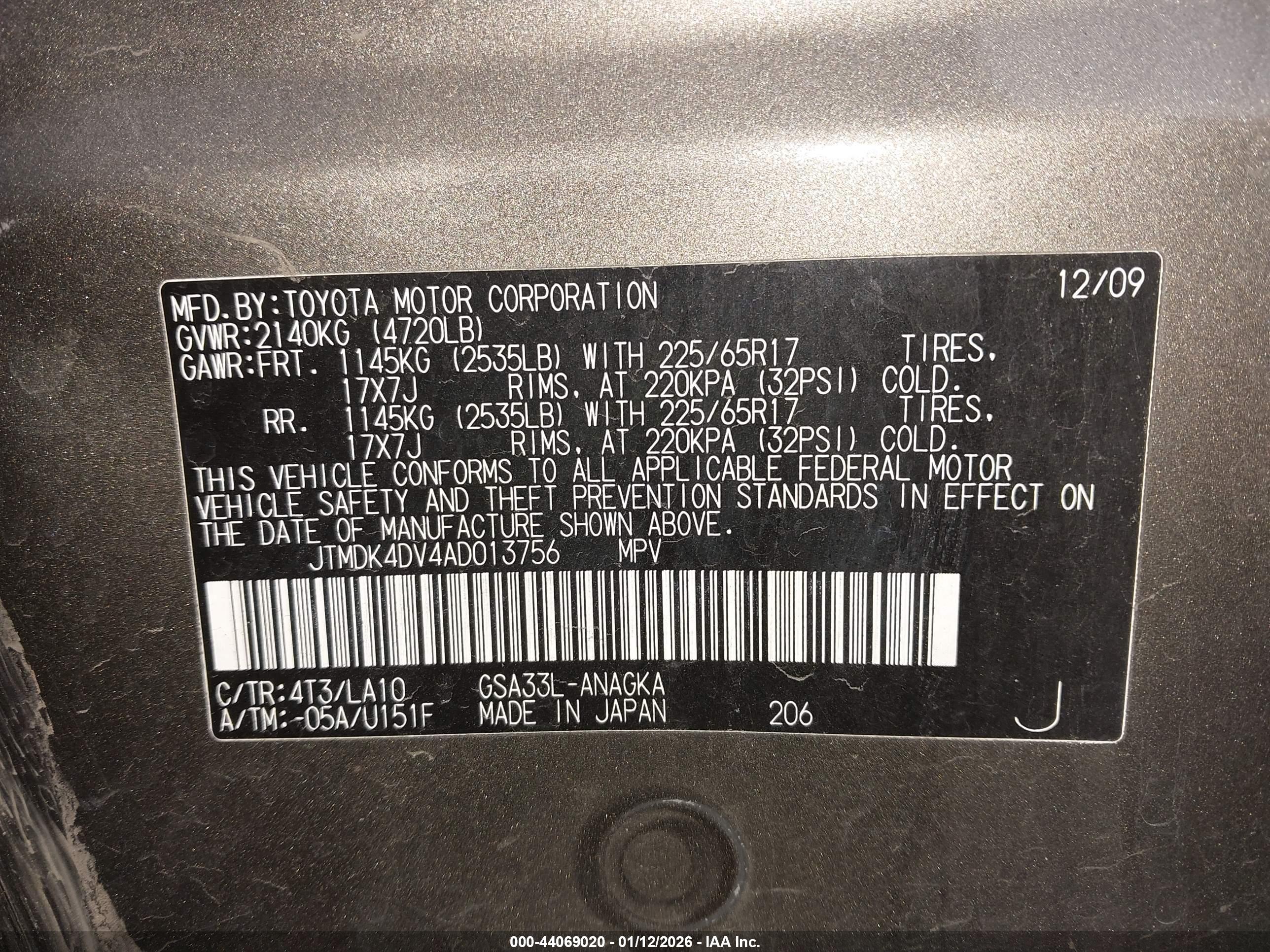 TOYOTA RAV4 image 9