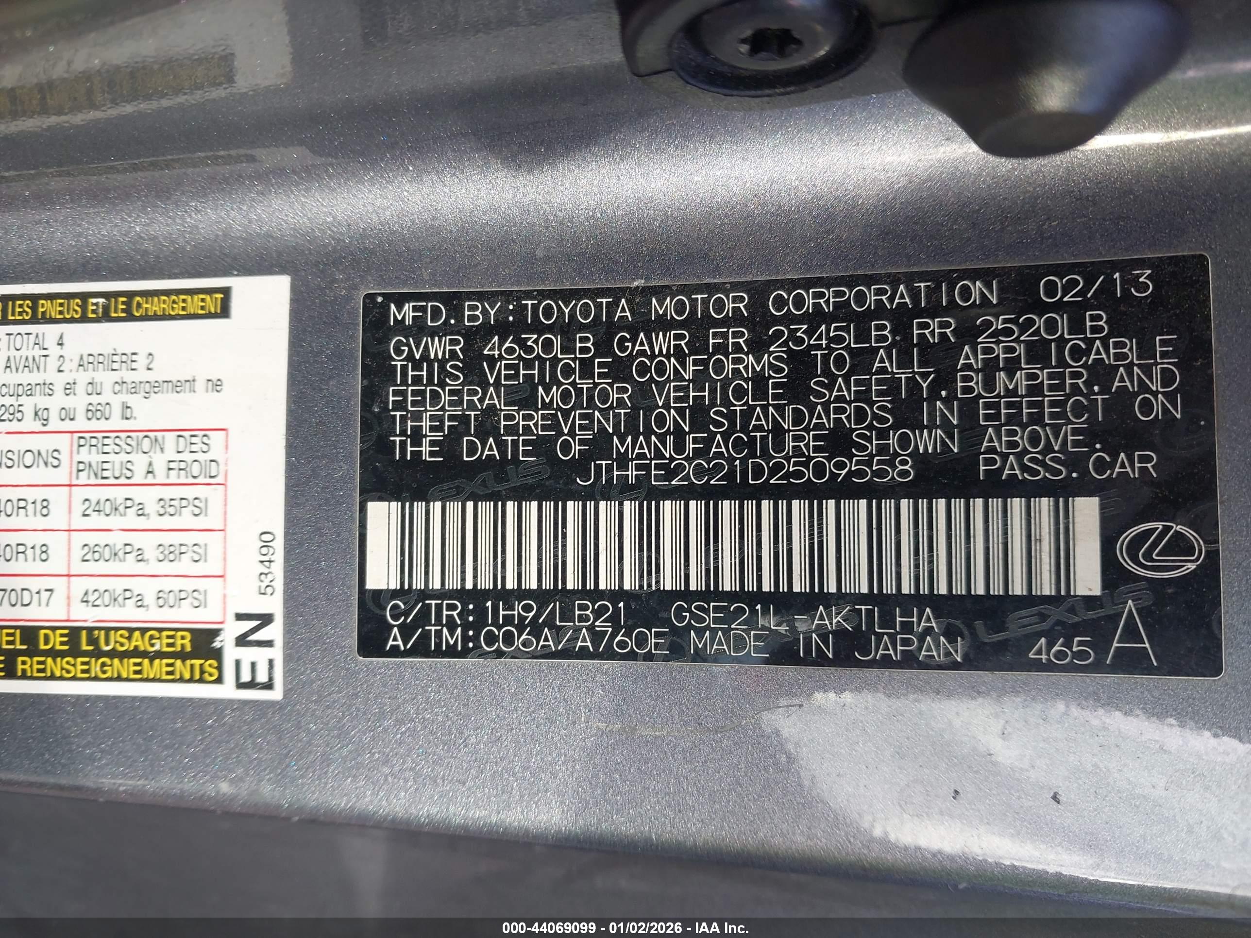 LEXUS IS image 9