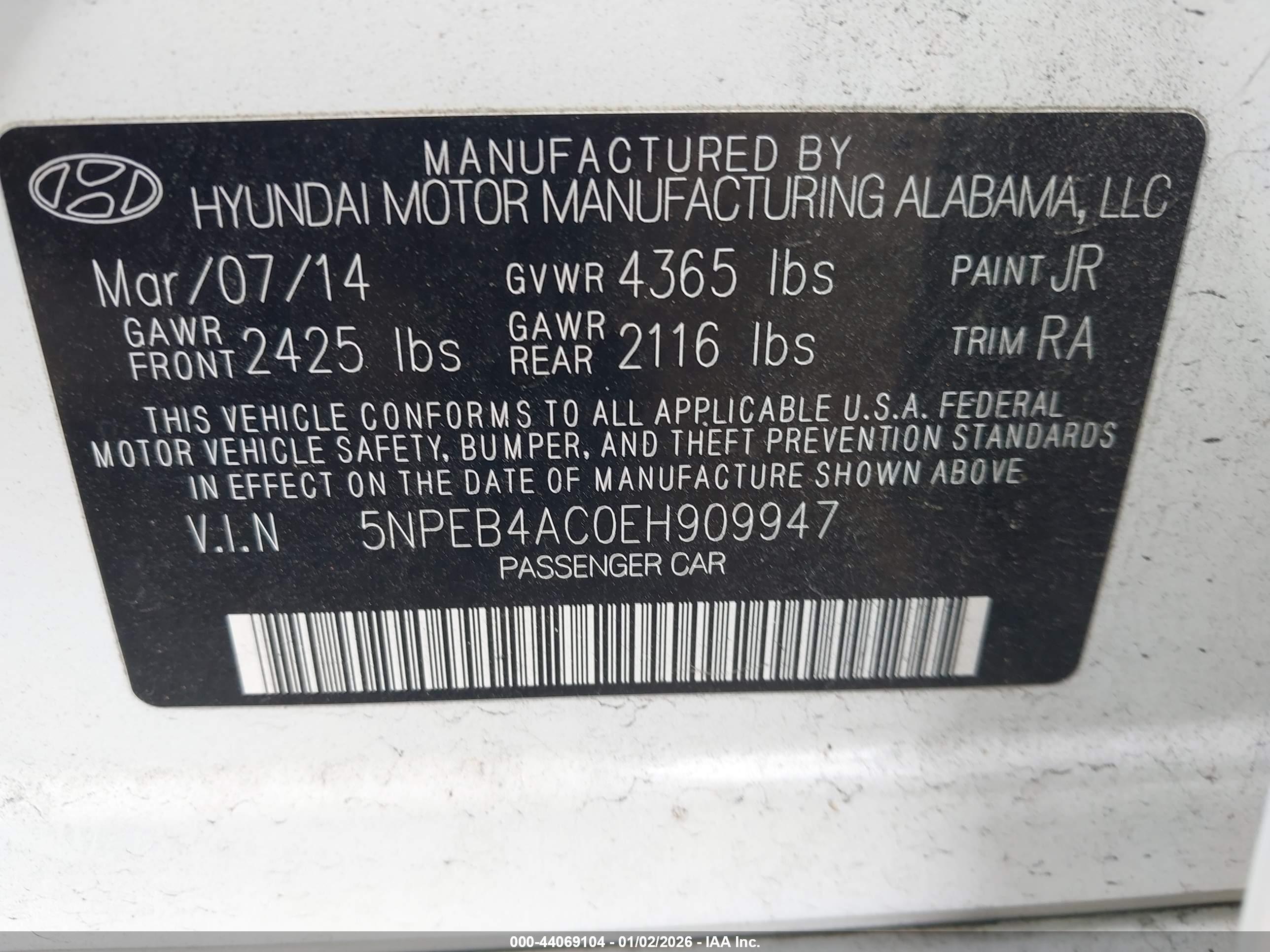 HYUNDAI SONATA image 9