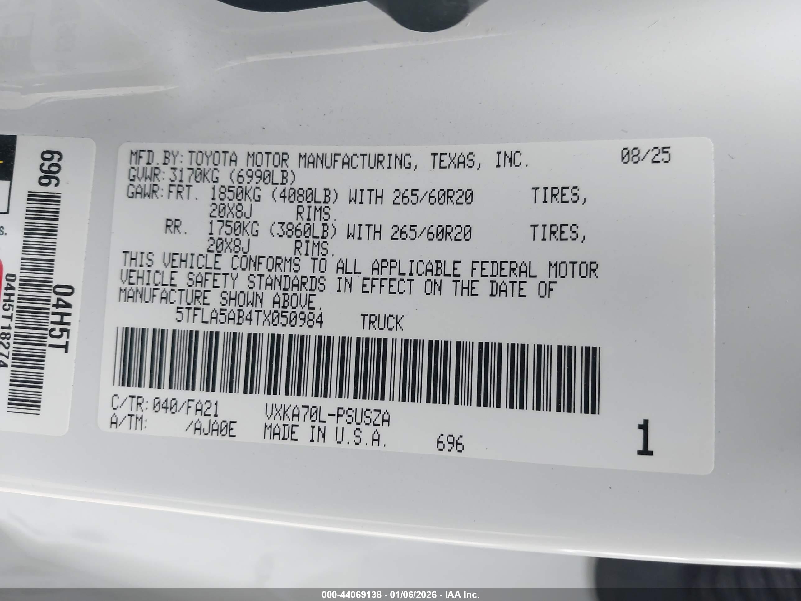 TOYOTA TUNDRA image 9